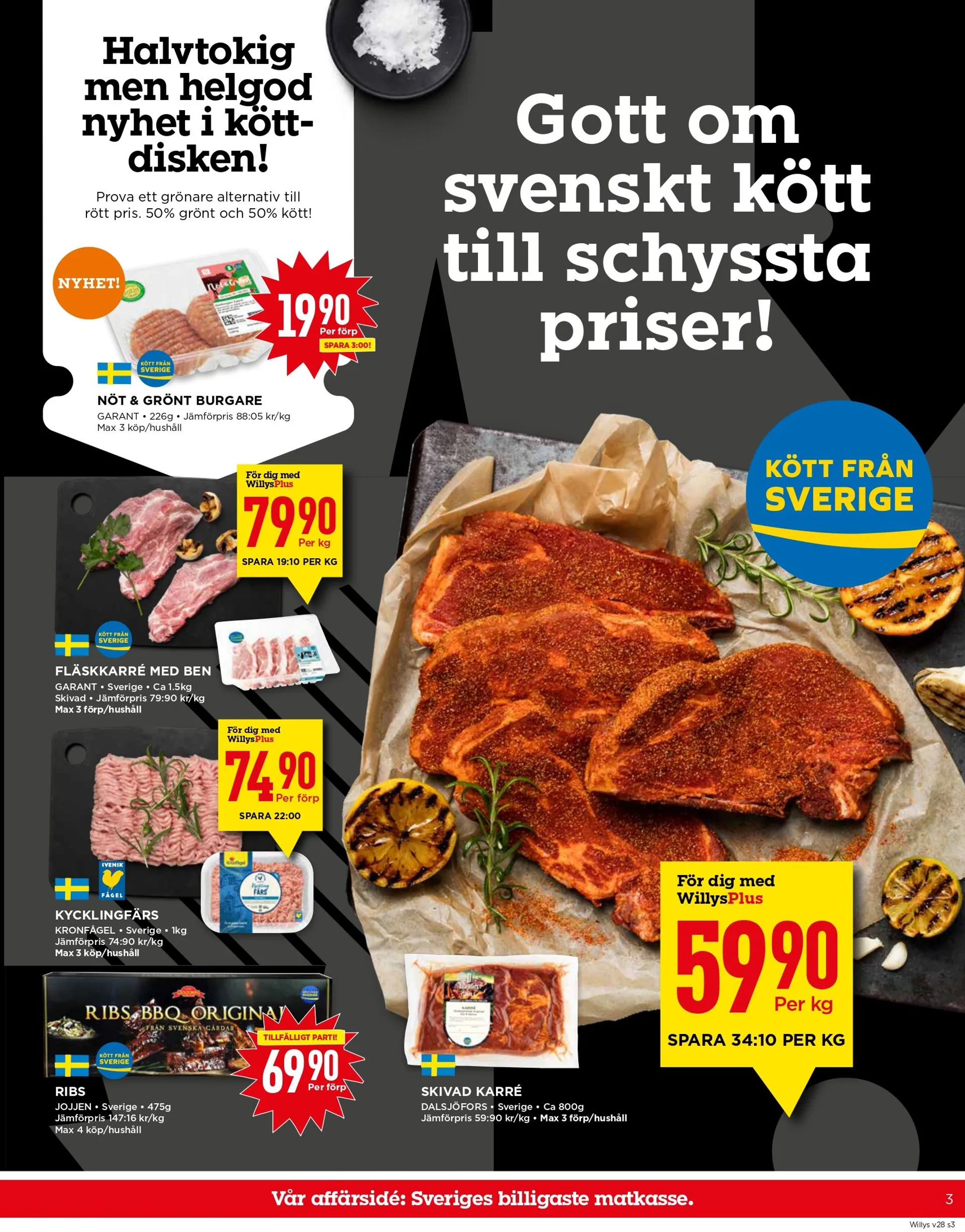 WILLYSS SPECIALERBJUDANDEN från 8 juli till 14 juli 2024 - Reklamblad sidor 4