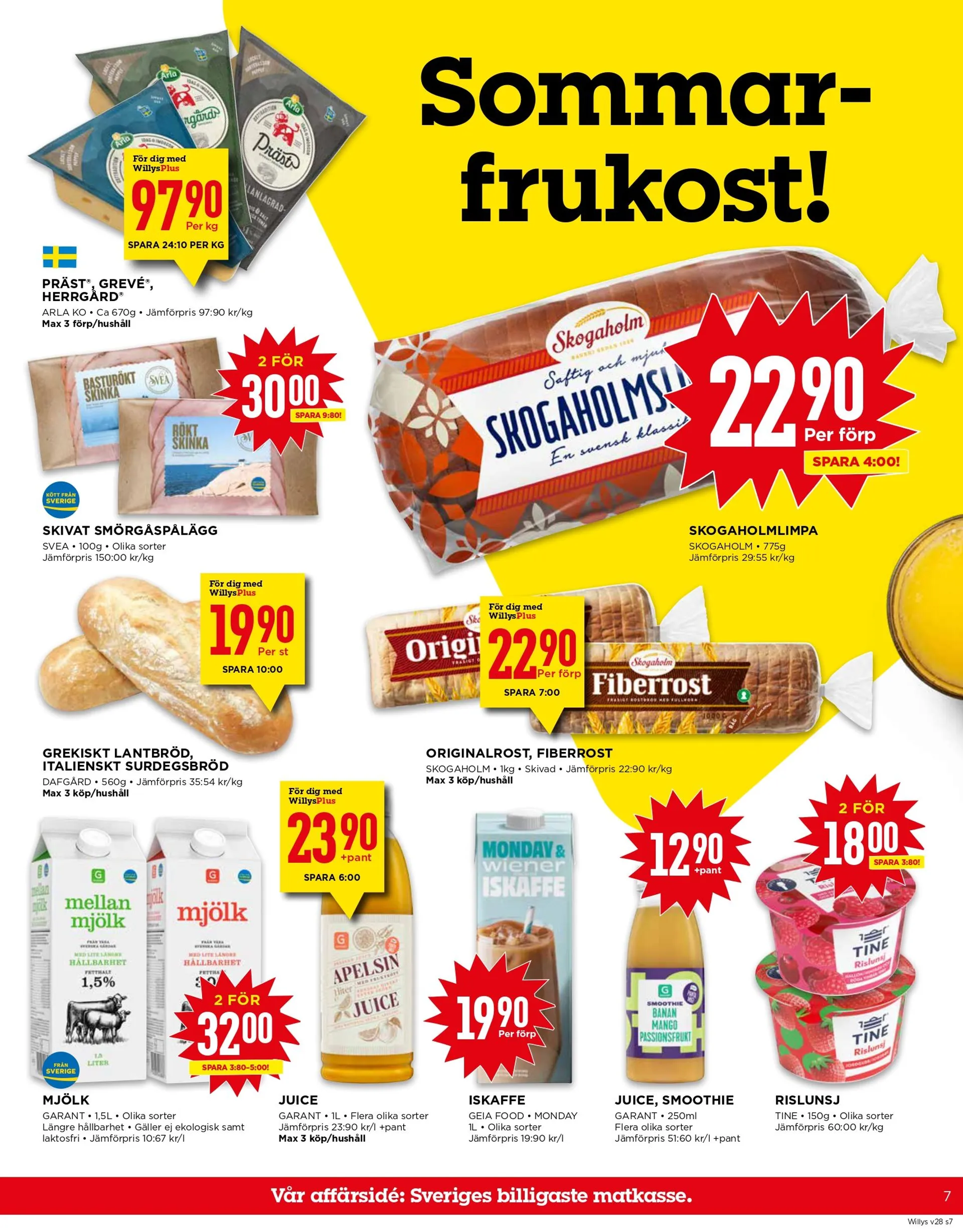 WILLYSS SPECIALERBJUDANDEN från 8 juli till 14 juli 2024 - Reklamblad sidor 2