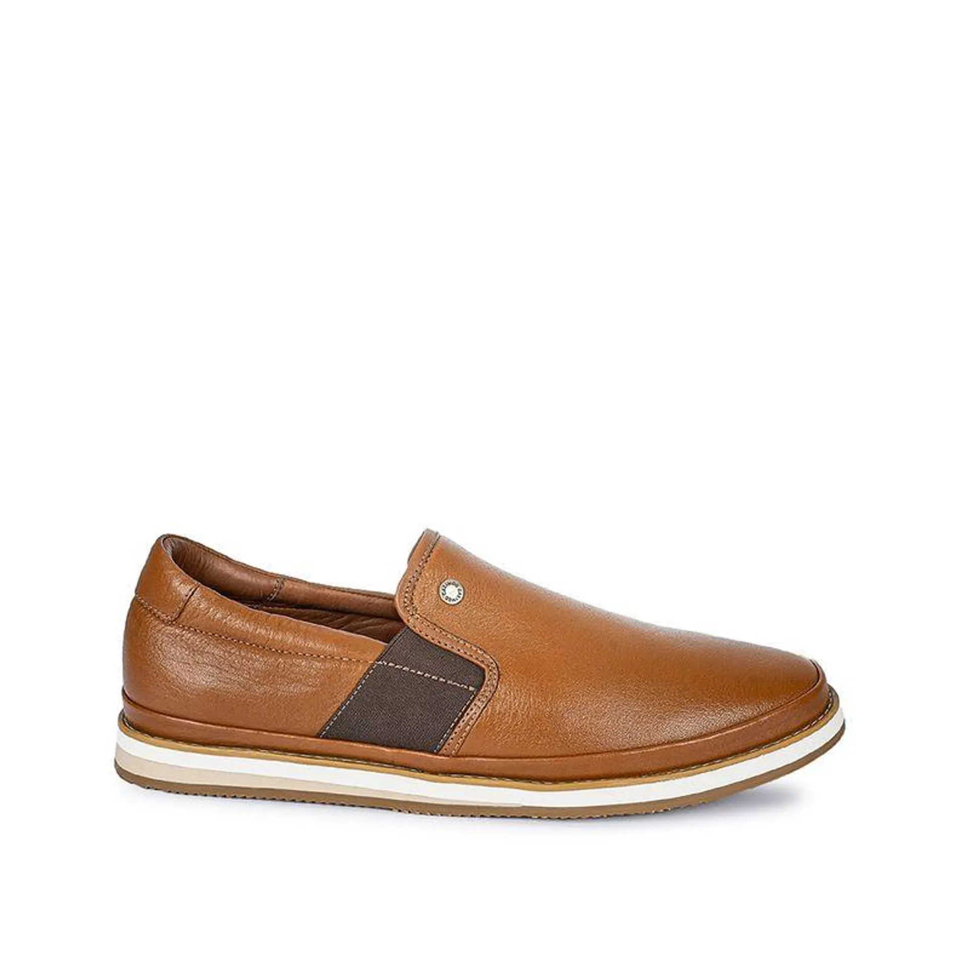 Zapato Mocasín Casual CTU-001 Tan Calimod Cuero