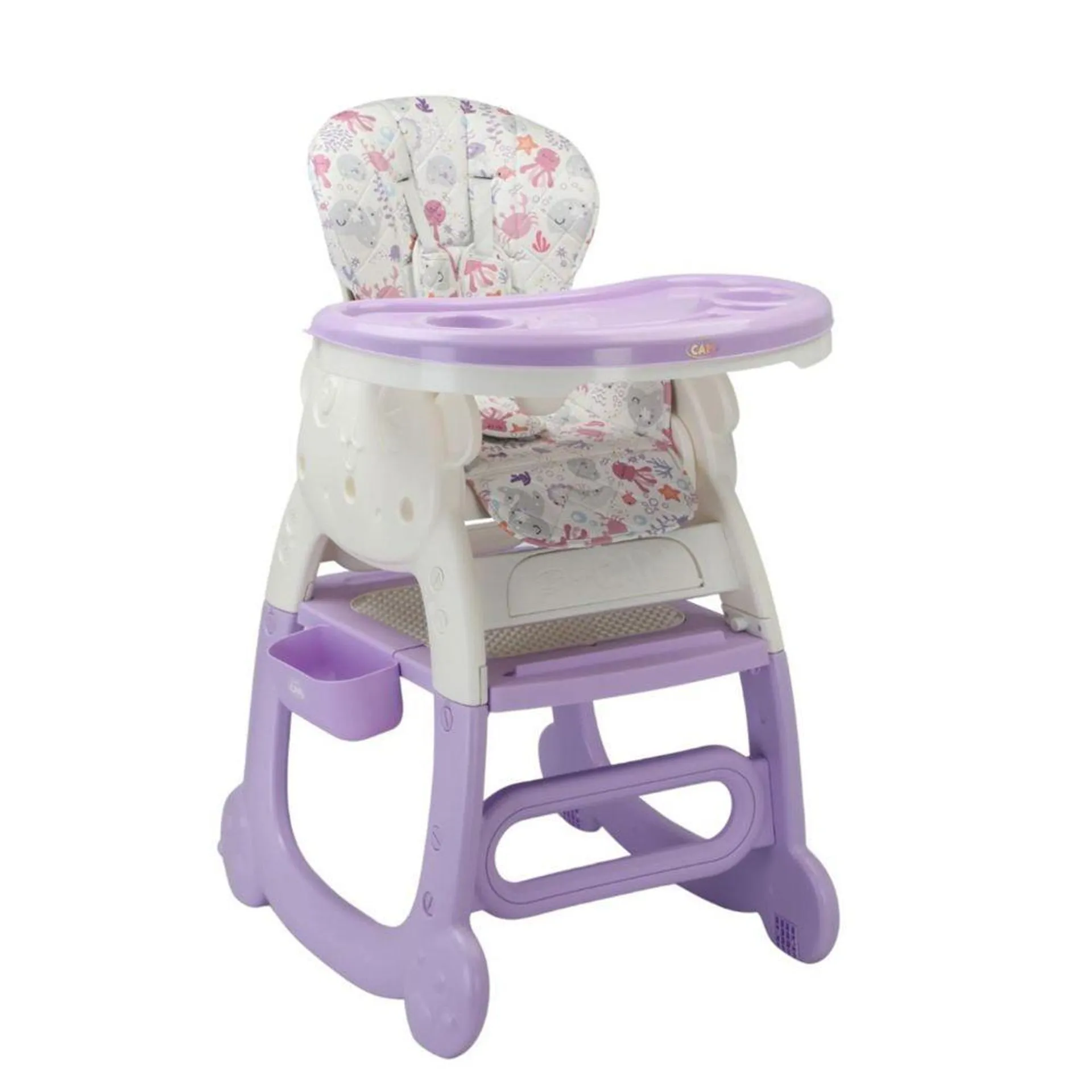 Silla Para Bebe 2 en 1 Silla De Comer y Escritorio Baby CAM Panda Li