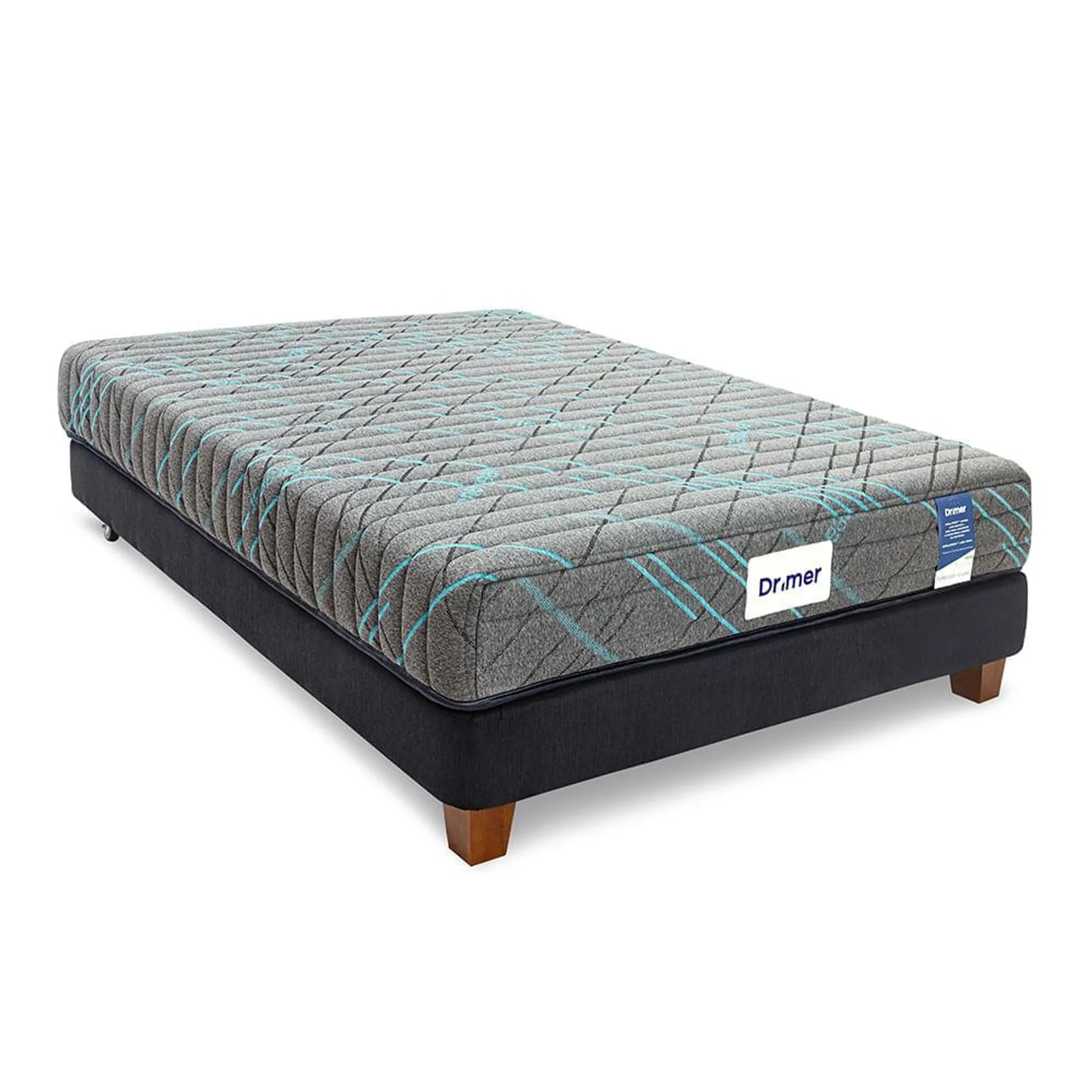 Cama Americana Látex Forever Young 1.5 Plazas + 1 Almohada