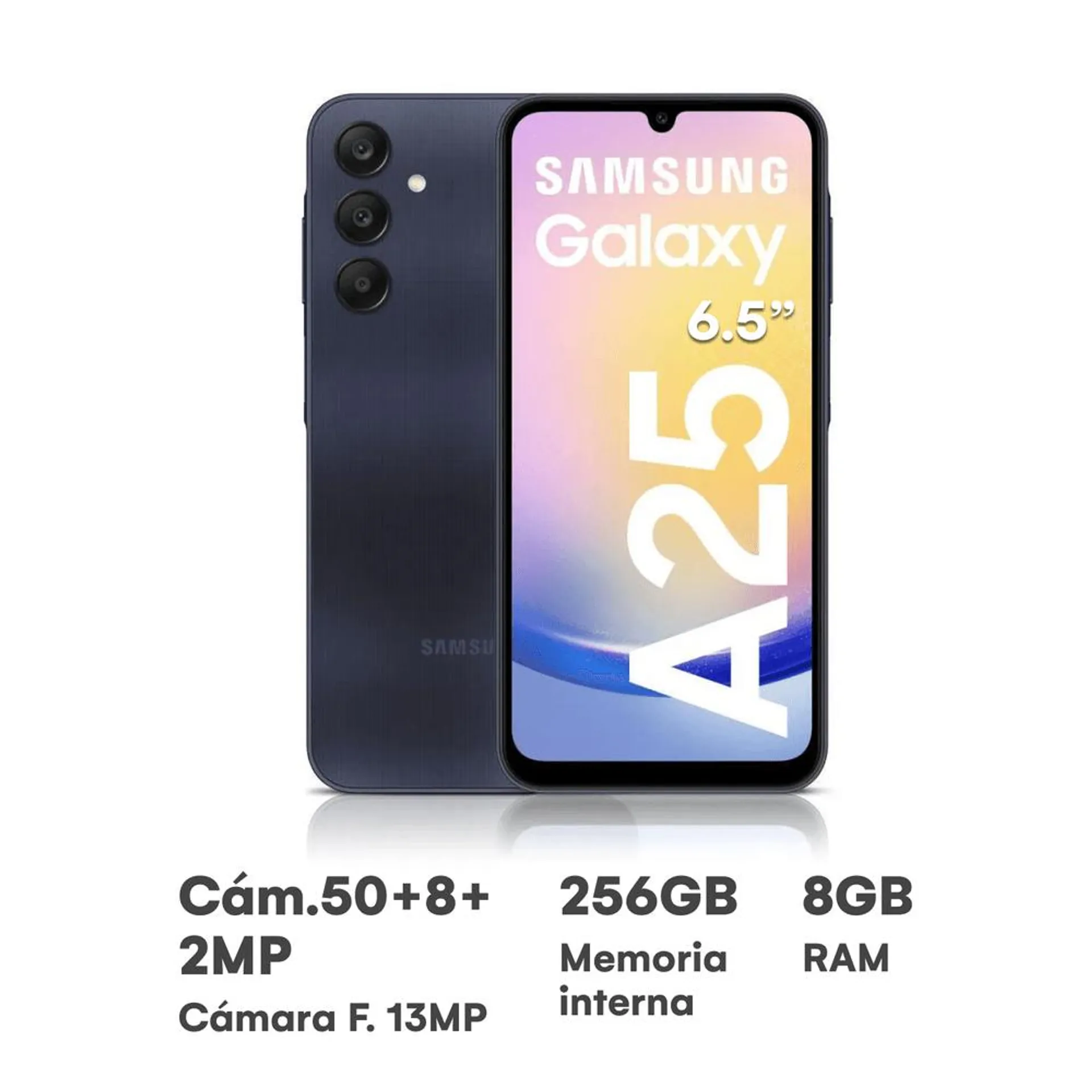 Celular Samsung Galaxy A25 6.5" 8GB 256GB Negro