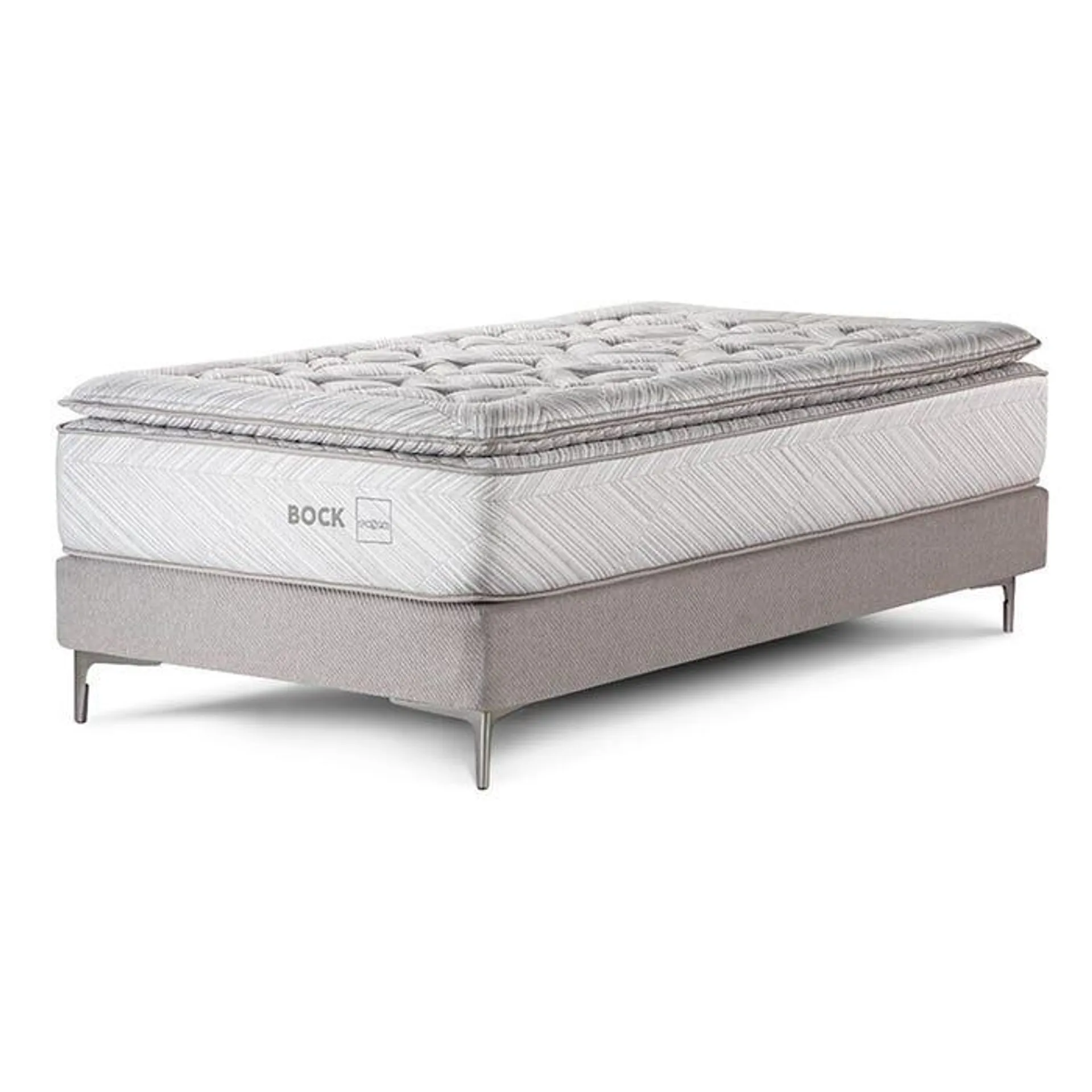 Box Spring Bock 1,5 Plazas 105 x 190 cm