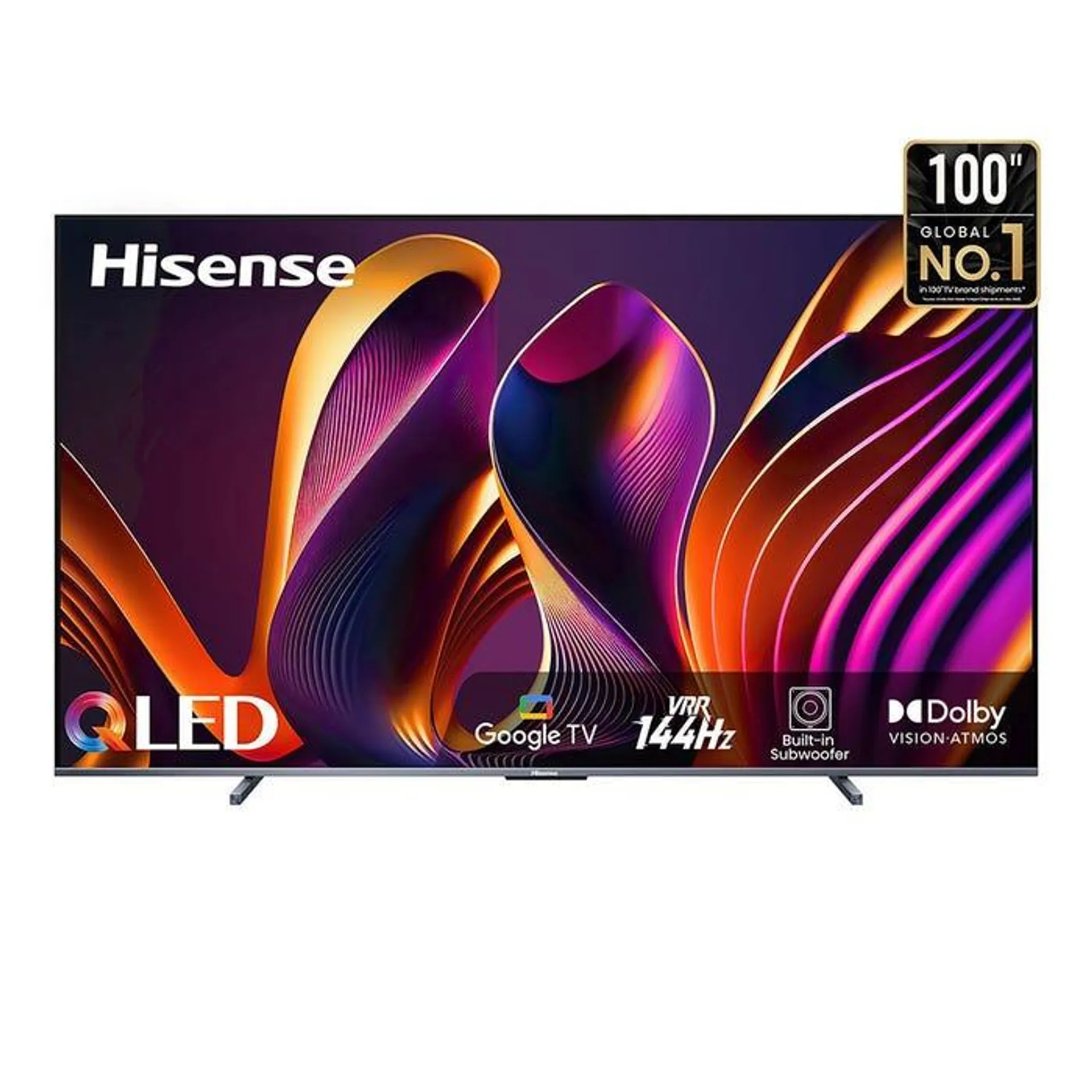 TV Hisense 100" QLED 4K Ultra HD Smart TV 100Q7N