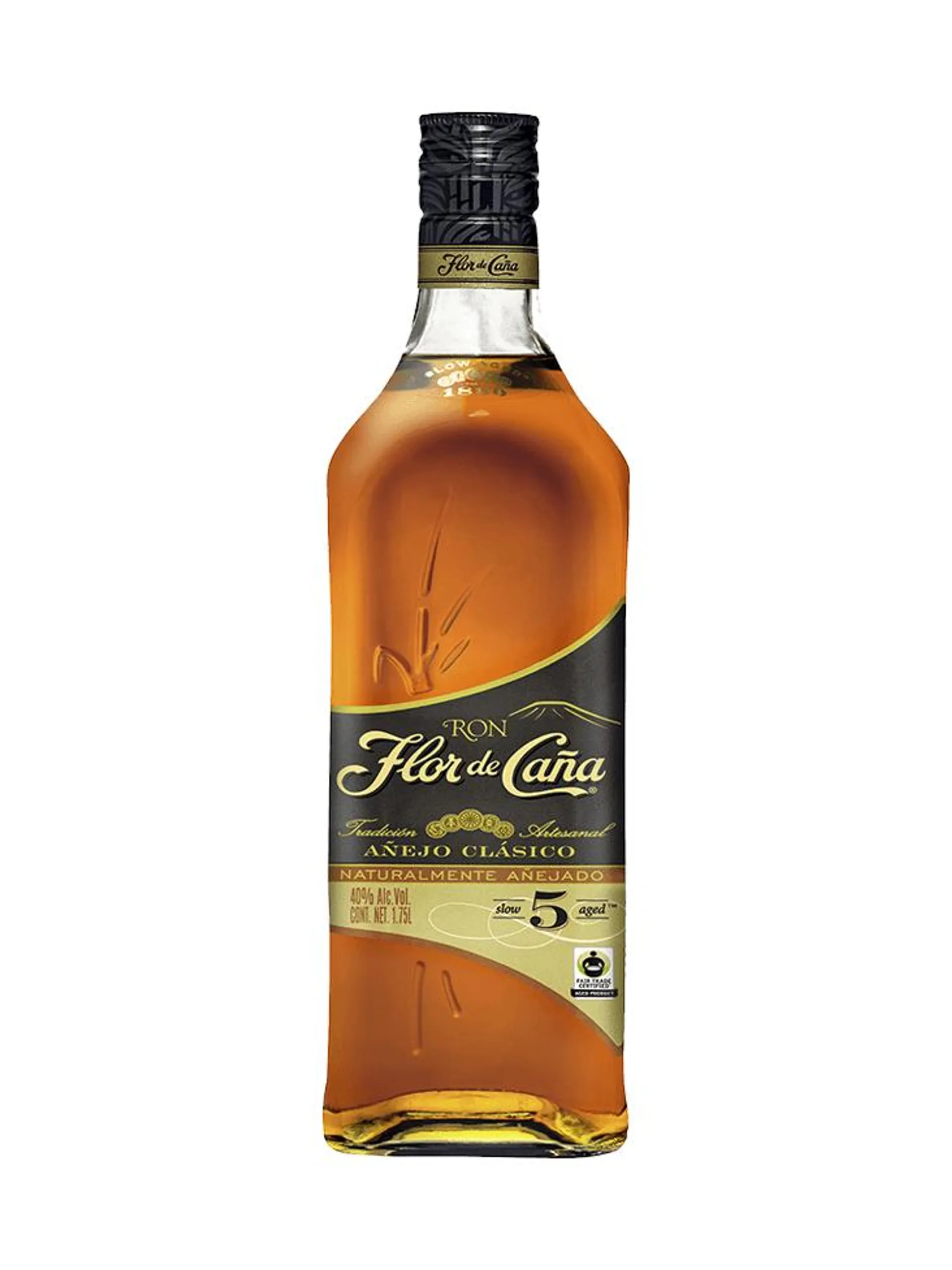 RON FLOR DE CAÑA 05 AÑOS 1.75LT