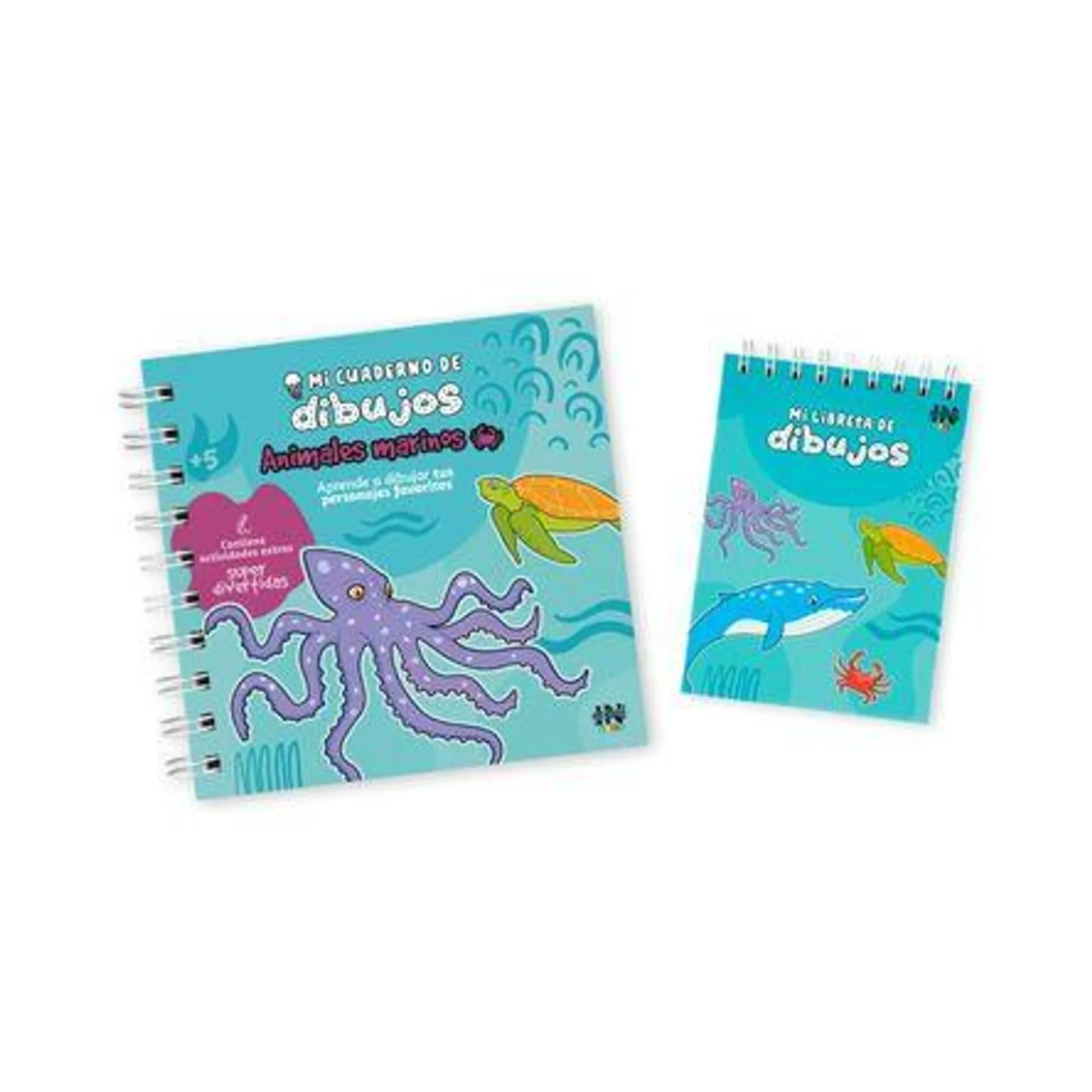 Pack de dibujo Ingenial Kids Animales Marinos