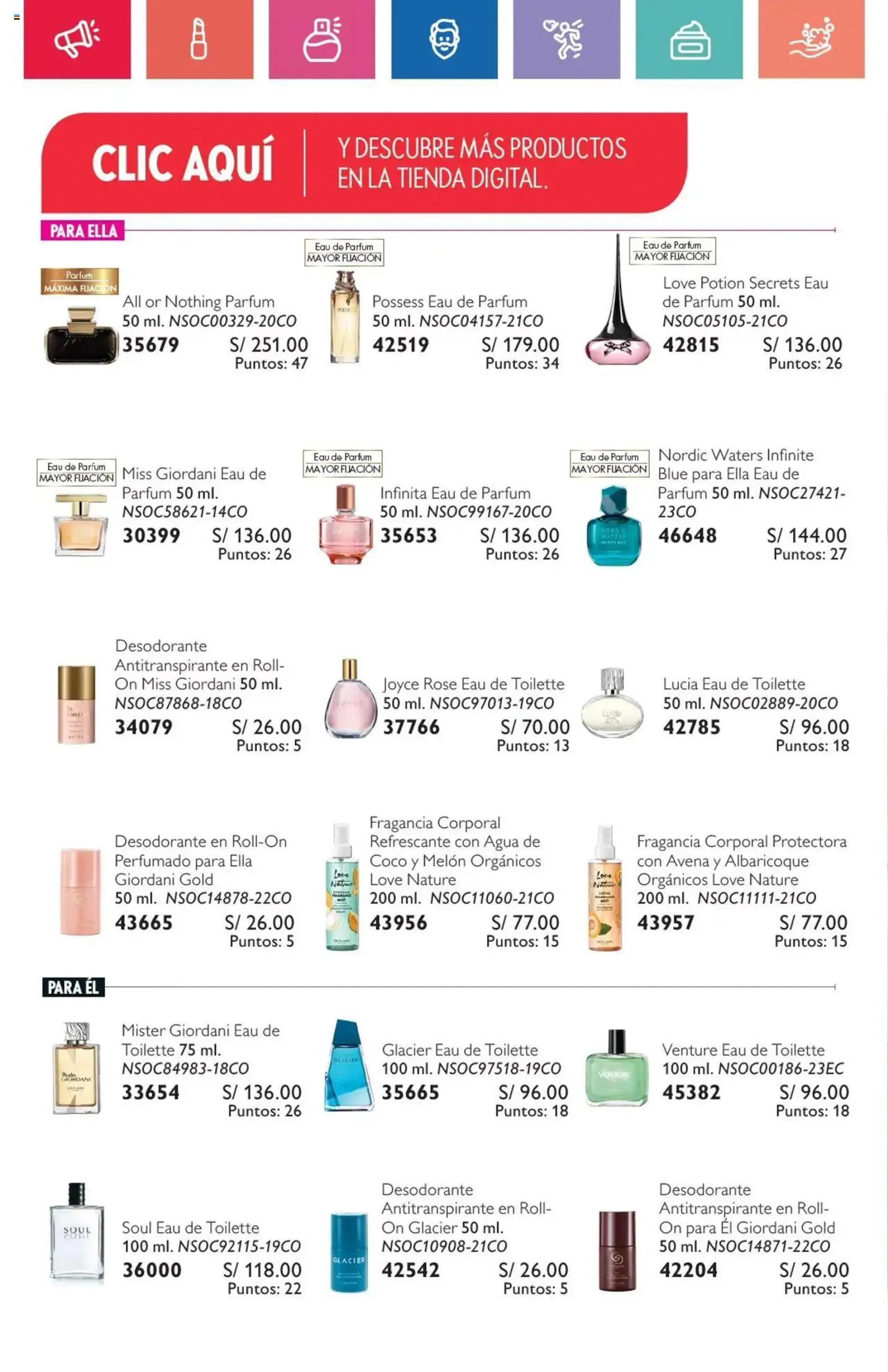 Catalogo de Oriflame - Campaña 13 7 de setiembre al 27 de setiembre 2024 - Pag 54