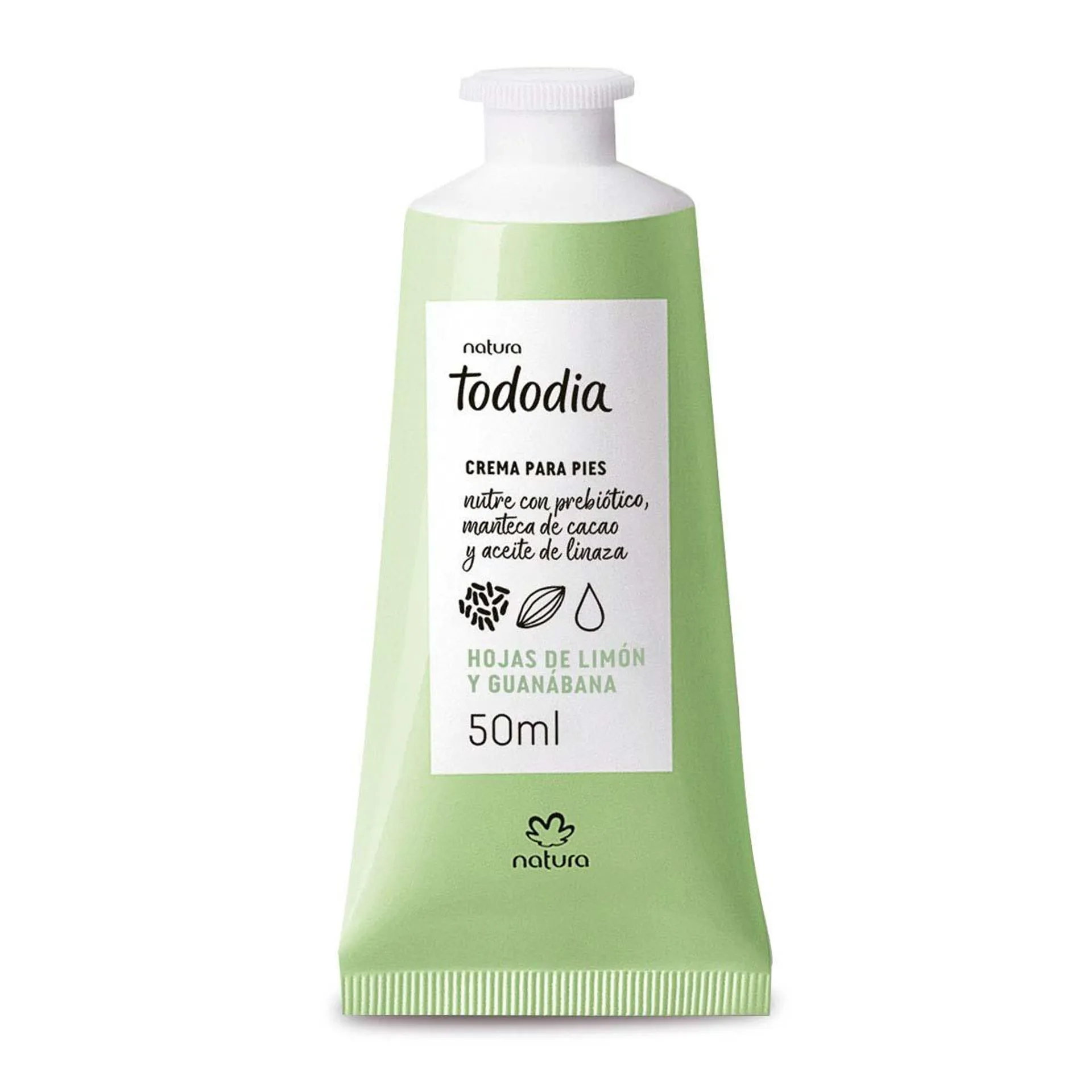 Tododia Crema nutritiva para pies hojas de limón y guanábana 50 ml