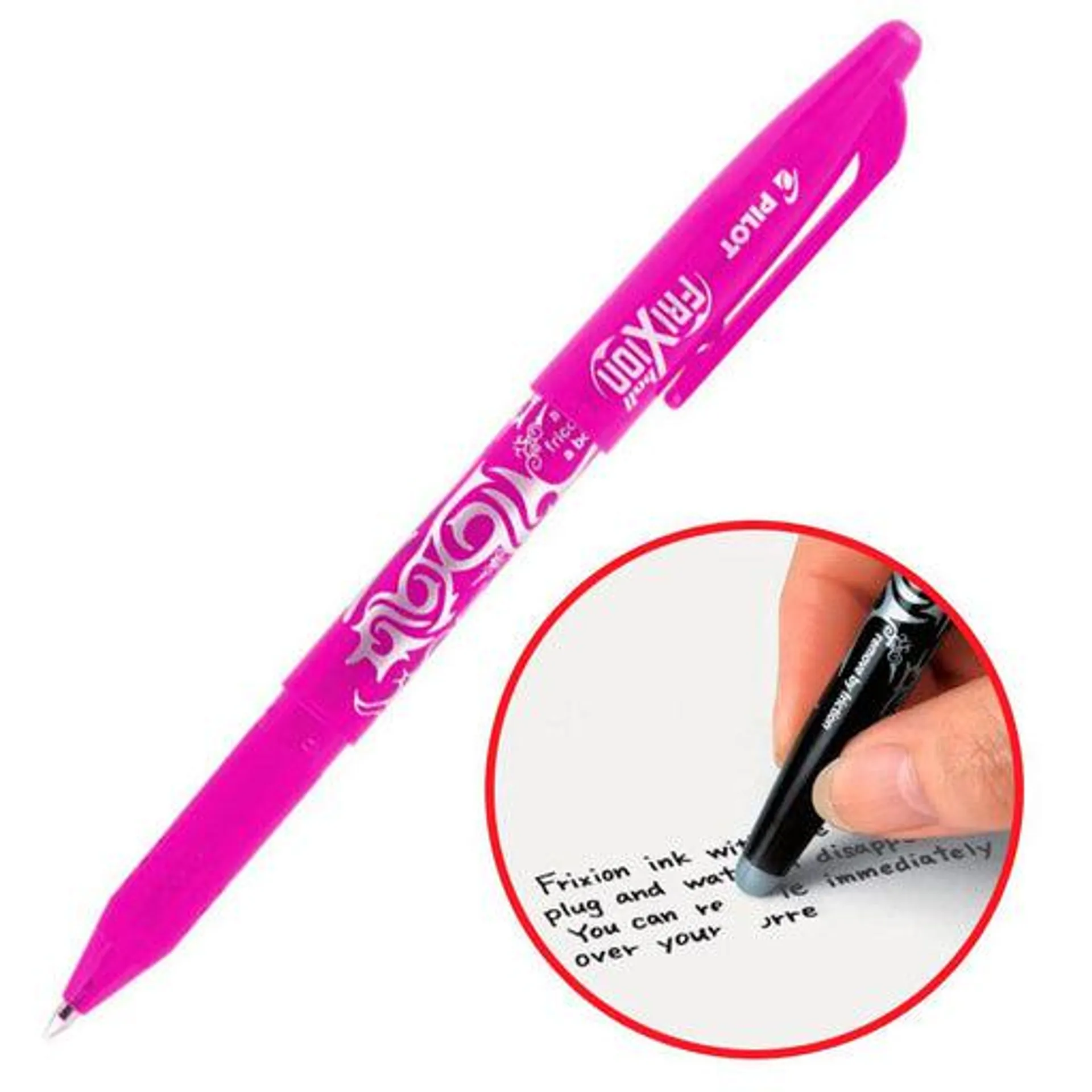 Bolígrafo Pilot Frixion Tinta Gel (Bl-Fr7) Borrable 0.7 mm Rosado