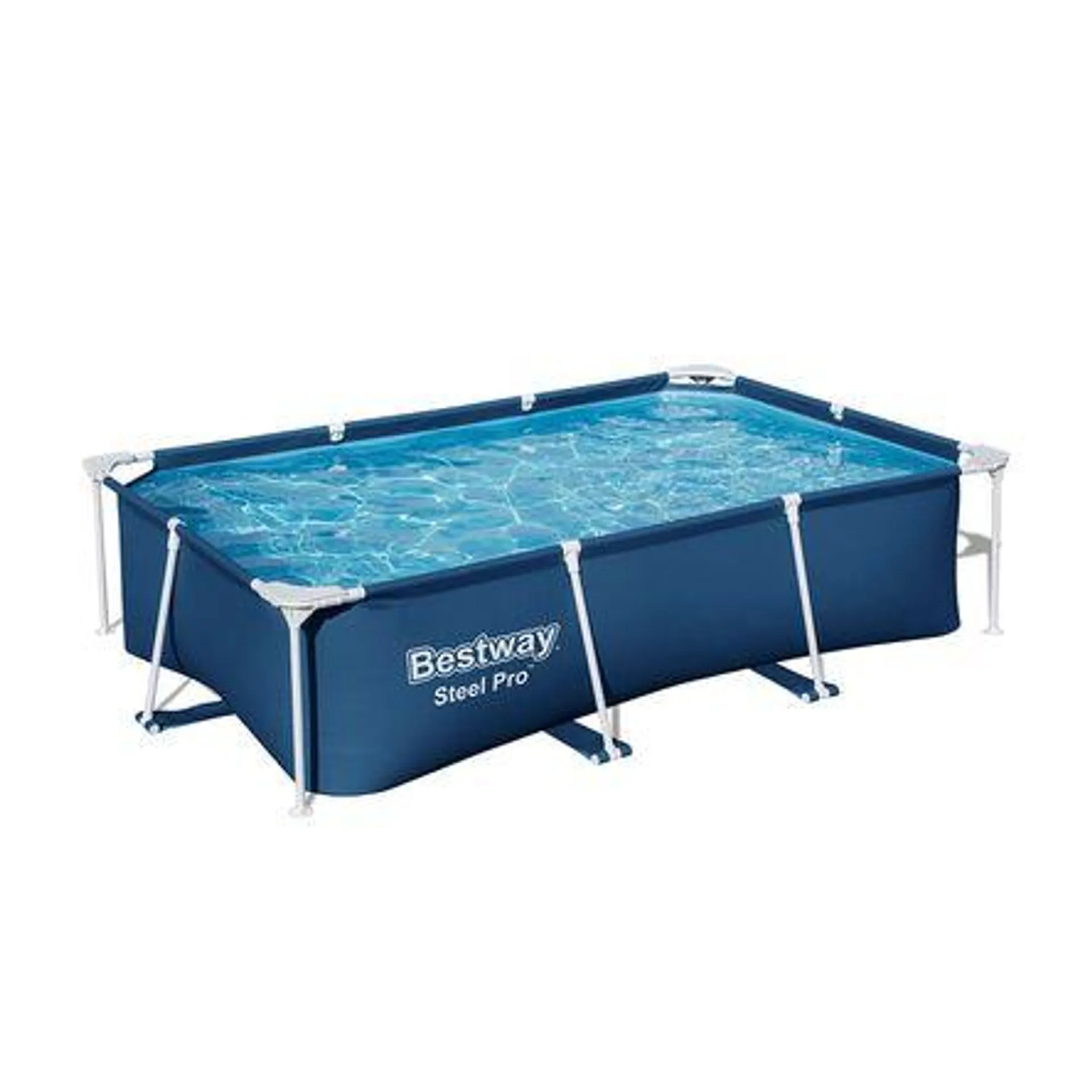 Piscina Estructural Rectangular Bestway Steel Pro 2300L 259x170x61cm Azul