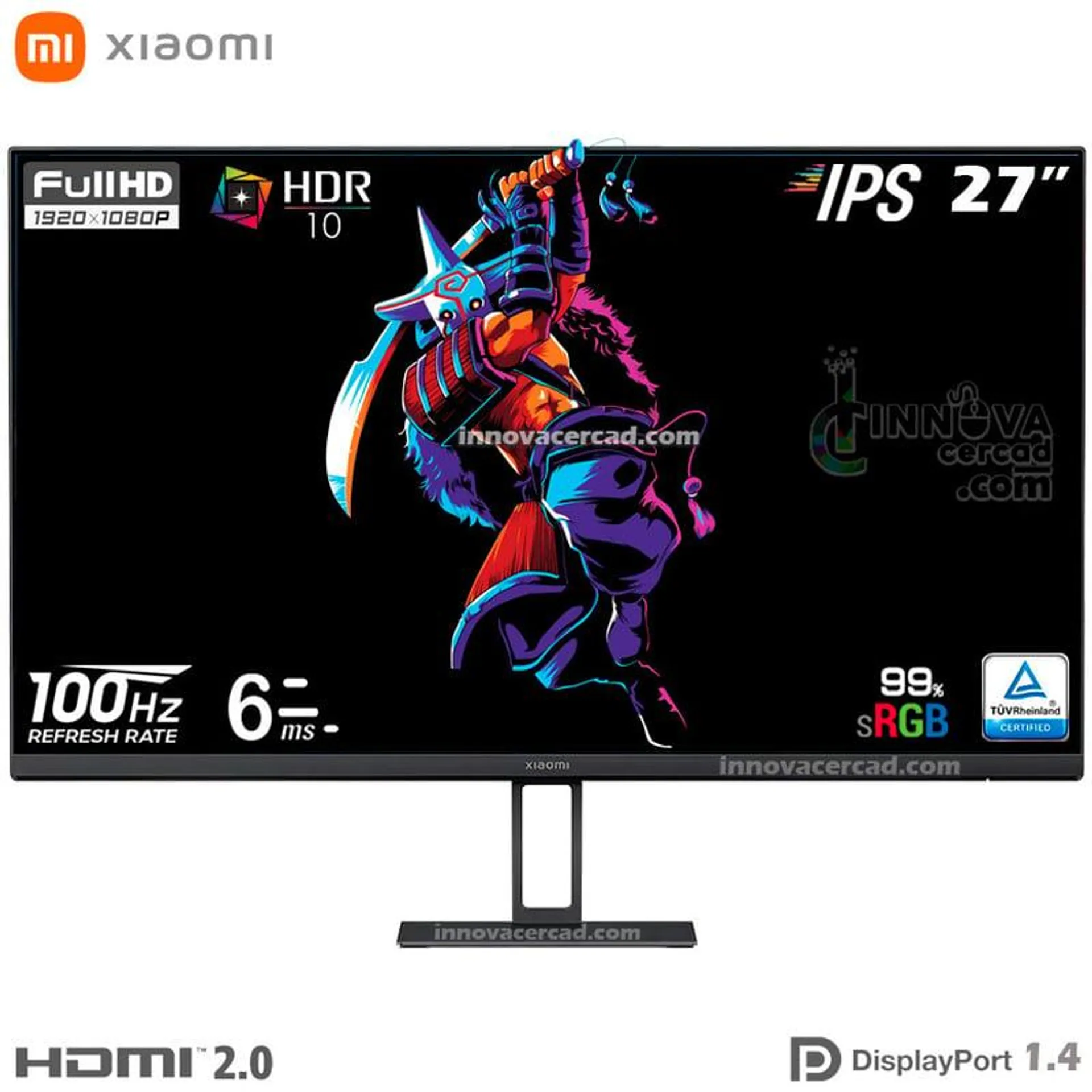 Monitor Xiaomi A27I 27 Full HD 1920x1080 IPS HDR10 100HZ