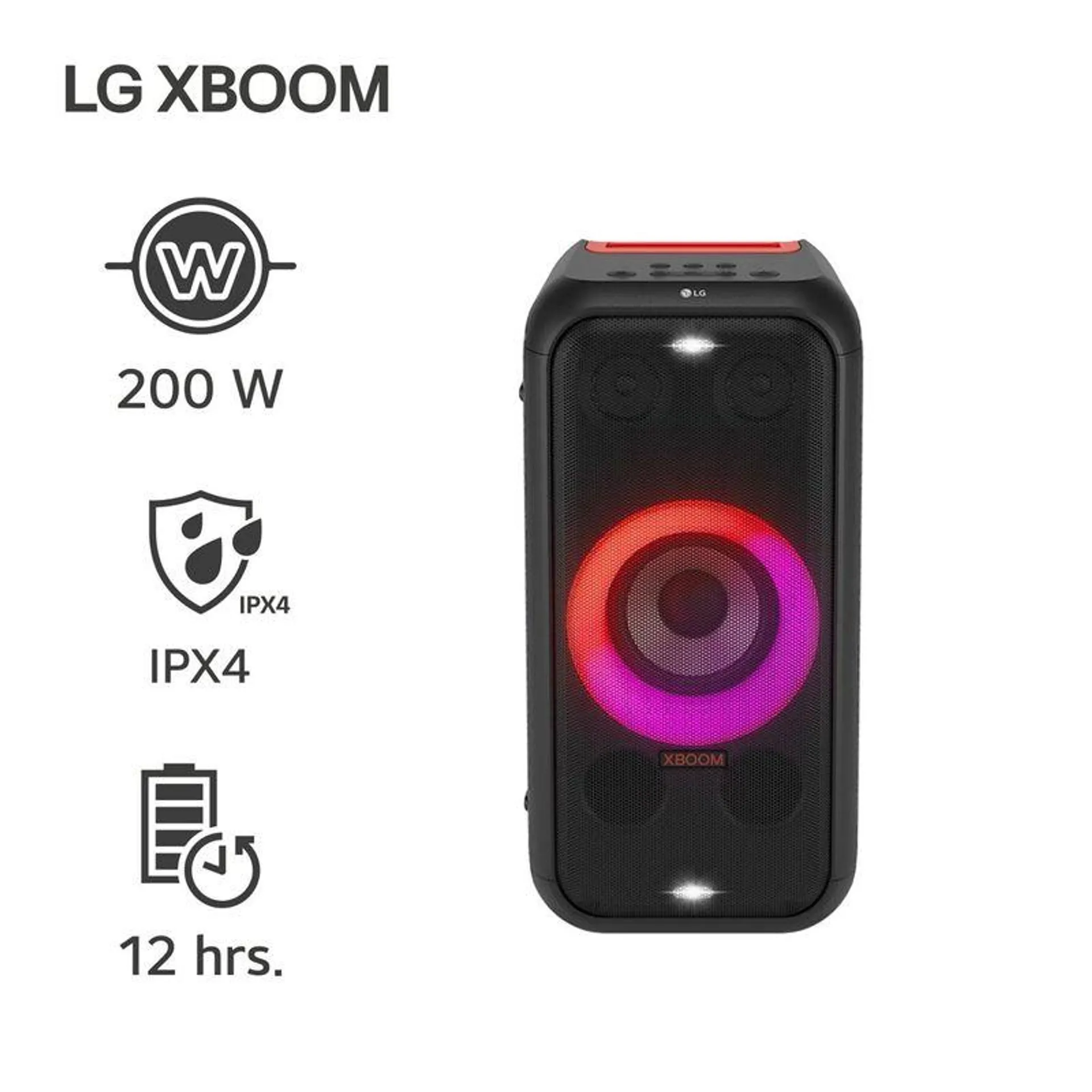 LG PARLATE XBOOM XL5S BLACK 200W IPX4 -X