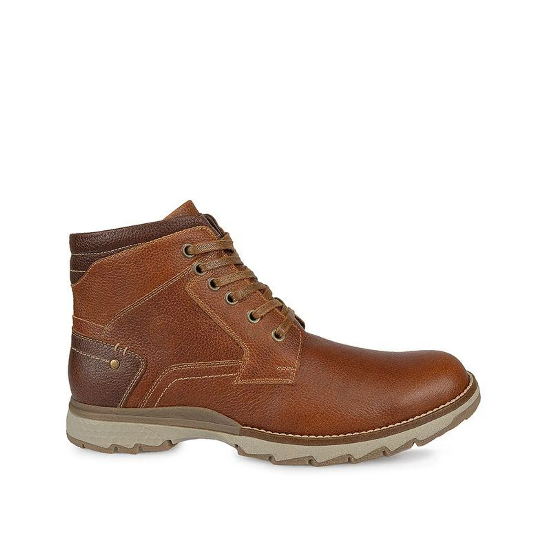 Botin Derby Casual ANGELO-091 Miel Viale Homme Cuero