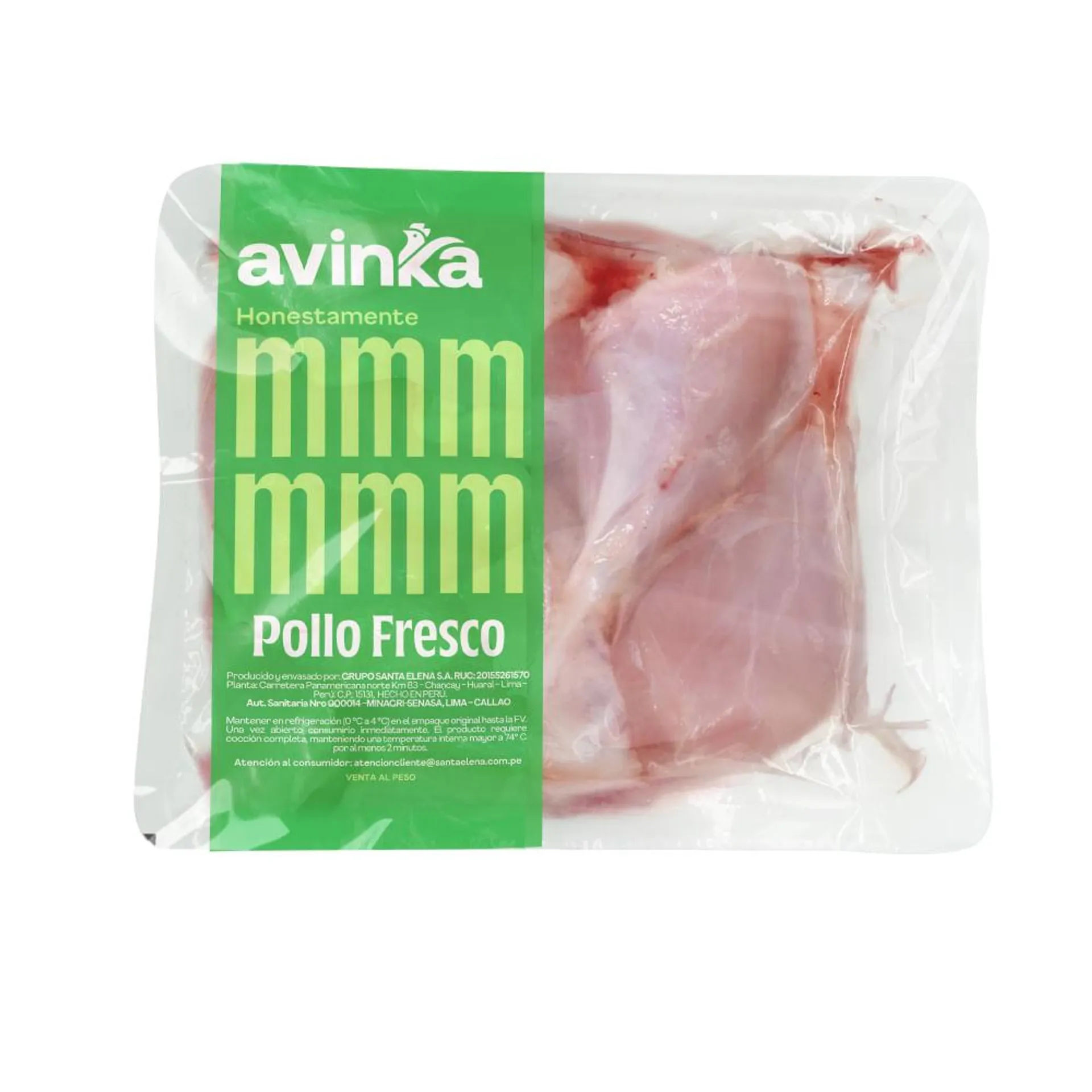 Pierna de pollo light termoformado de 1 a 1.1 kg