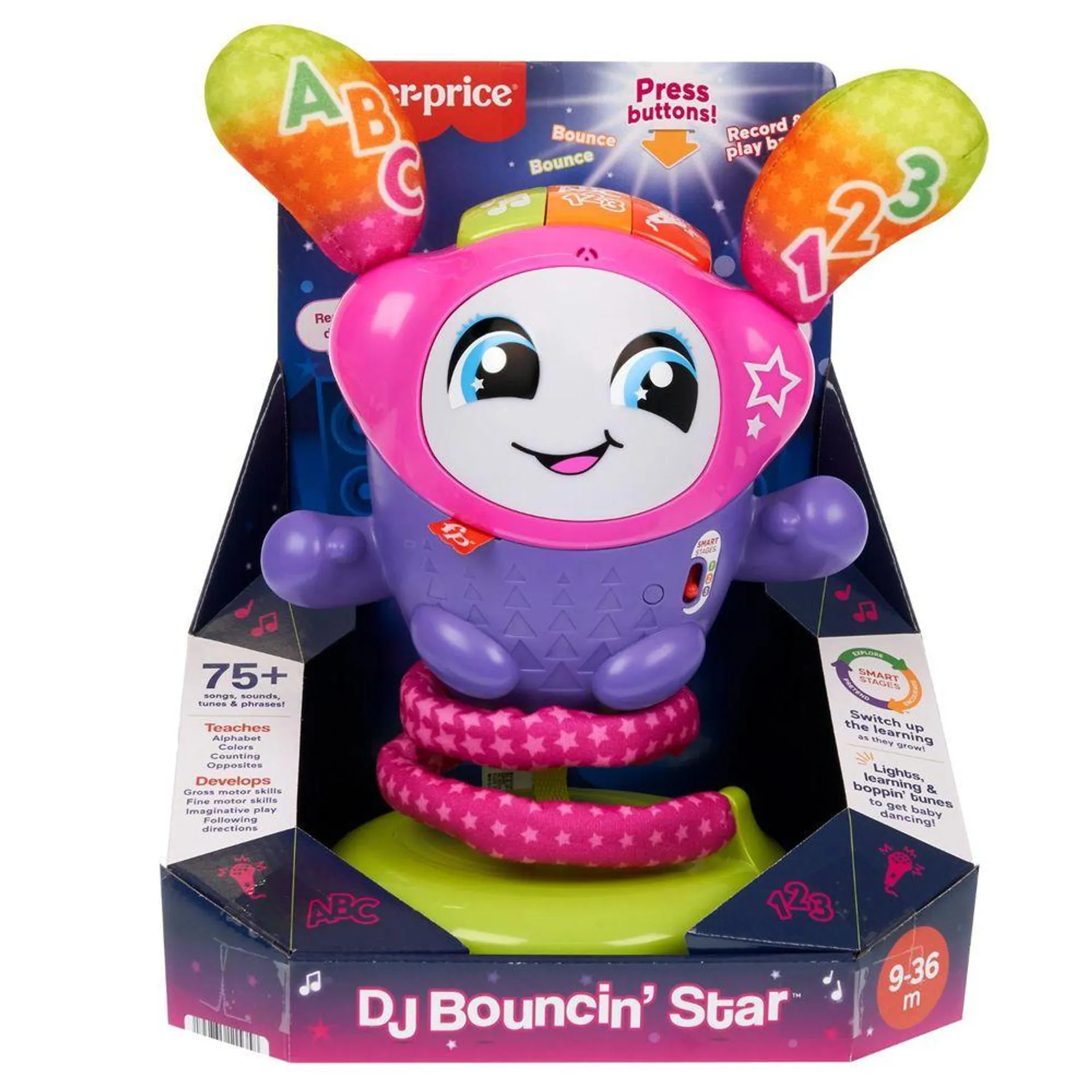 Juguete Para Bebés Fisher-Price Dj Bouncy Salta Y Aprende