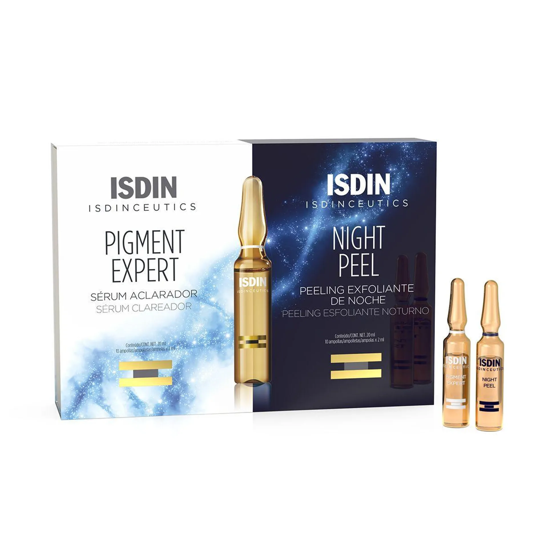 Ampollas Isdin sdinceutics Pigment Expert & Night - Caja 10 unidades