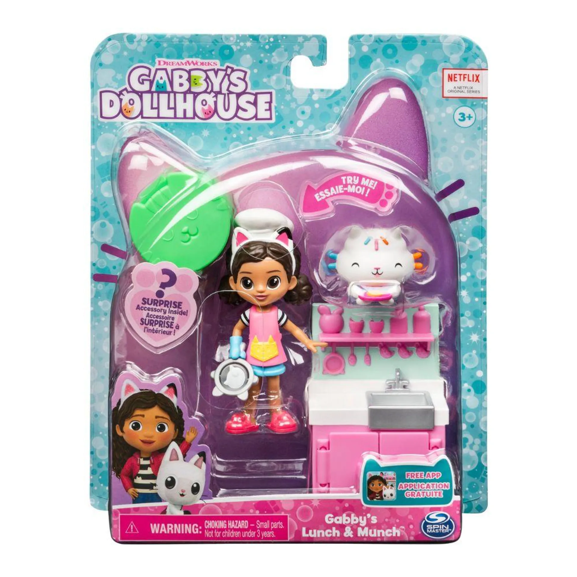 GABBY'S DOLLHOUSE MINI SET DE COCINA