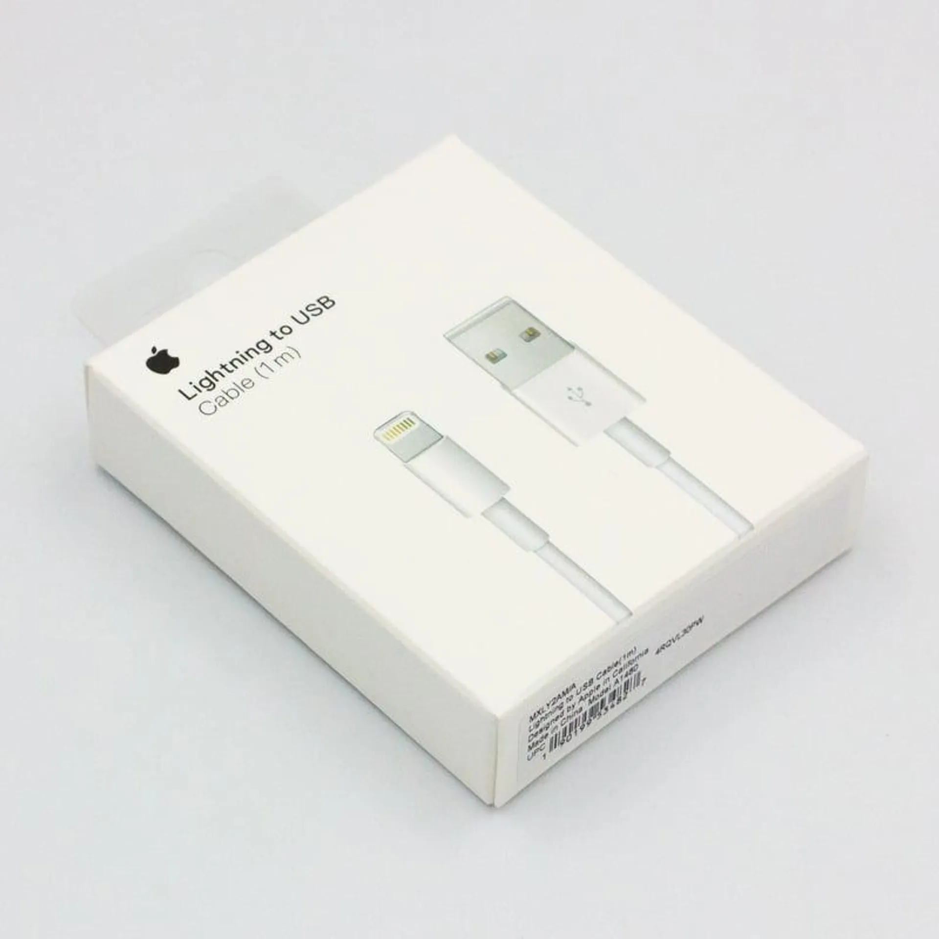 Cable Lightning a USB 1M para iPhone Original + Protectores Gratis