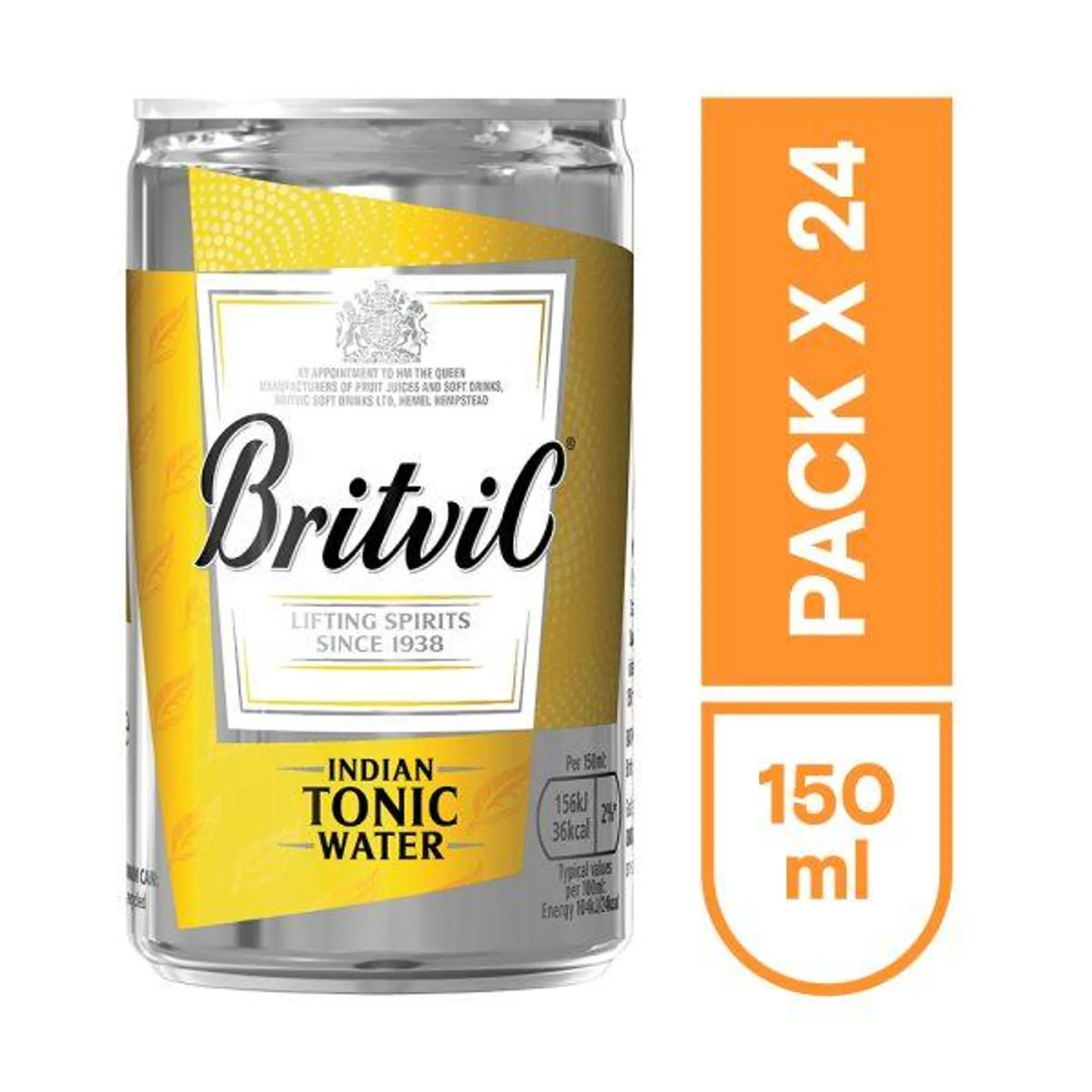 24 Unds Agua Tonica Britvic Lata x 150ml