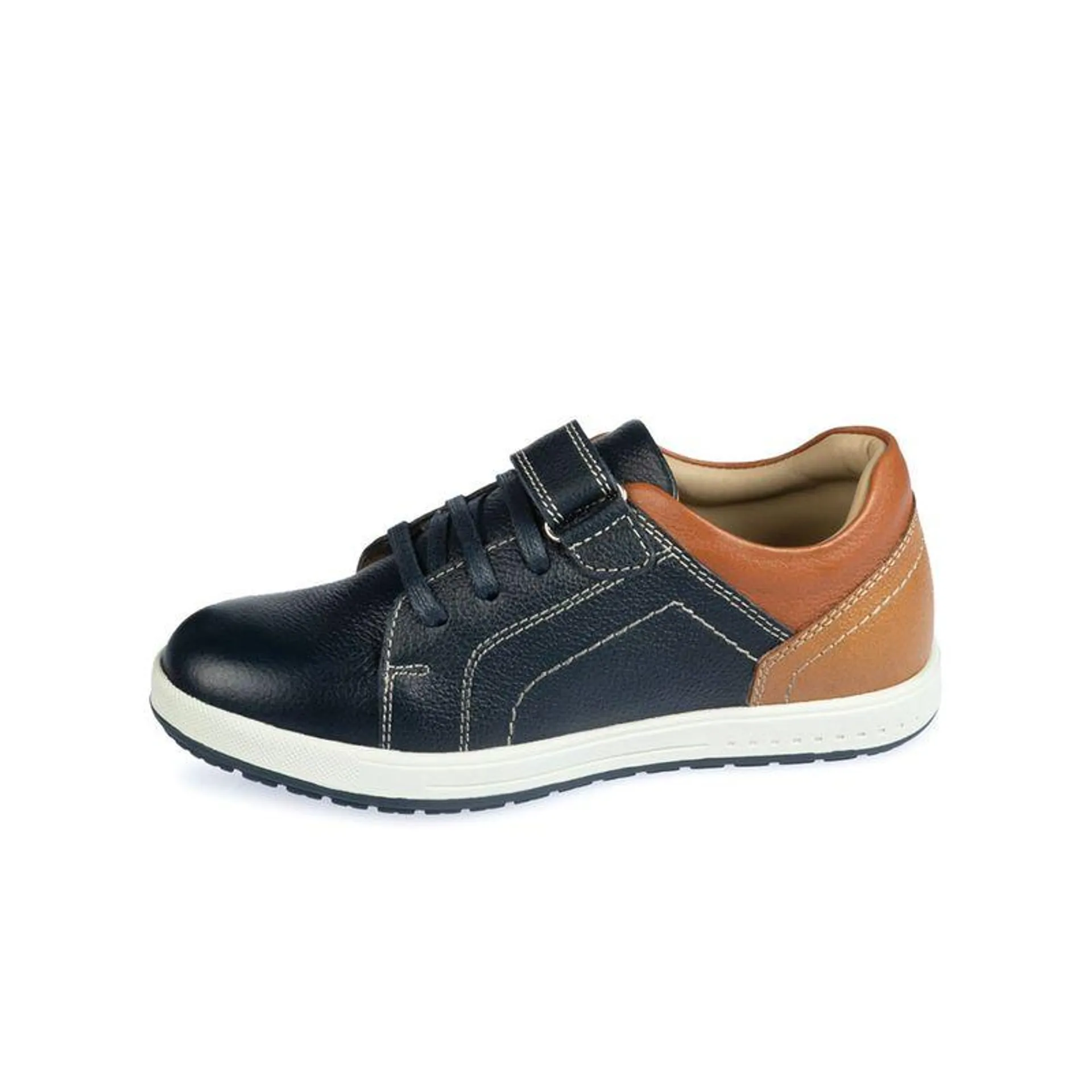 Zapato Derby Casual ANGEL-053 K Azul Rabbit Cuero