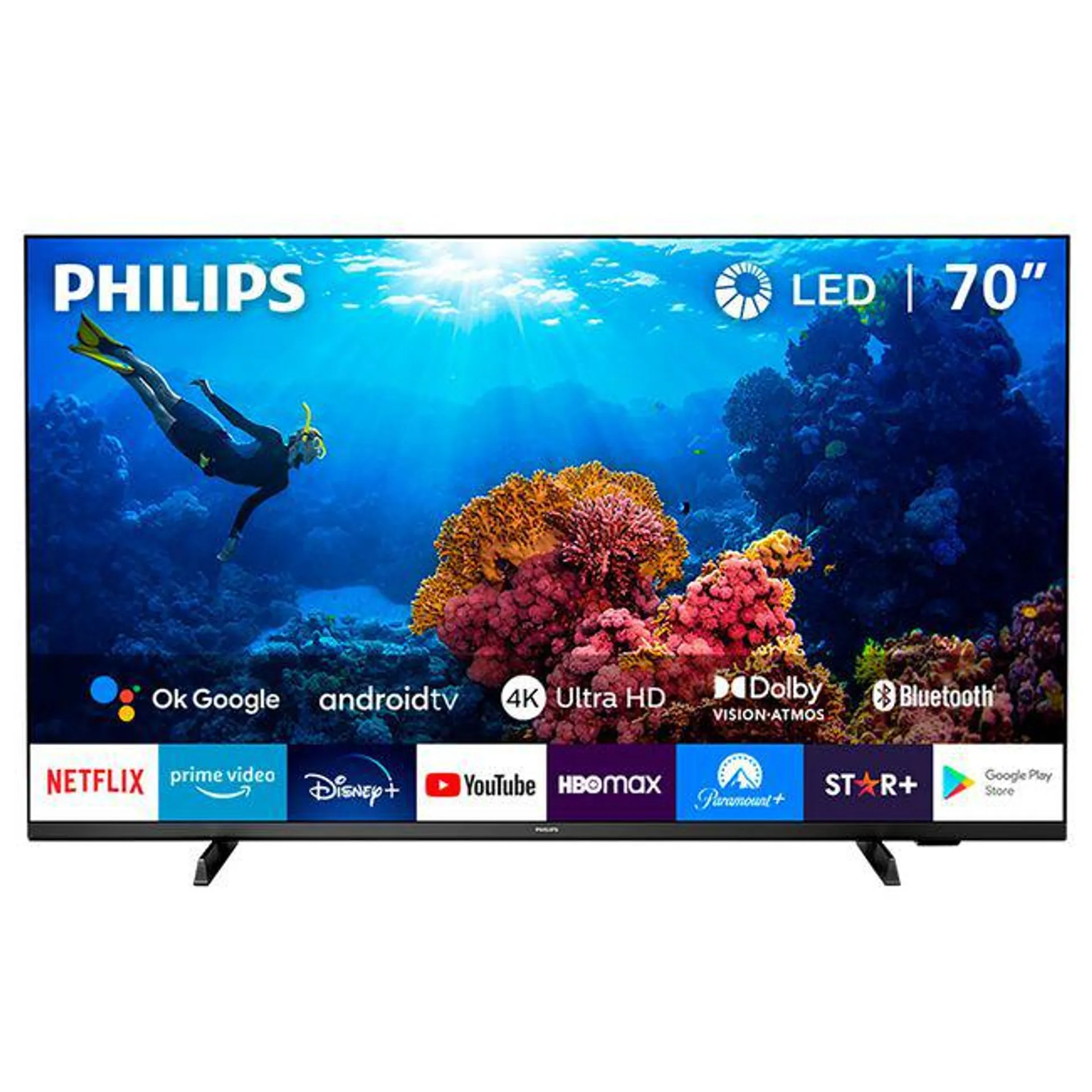 Televisor PHILIPS LED 70" UHD 4K Smart TV 70PUD7406