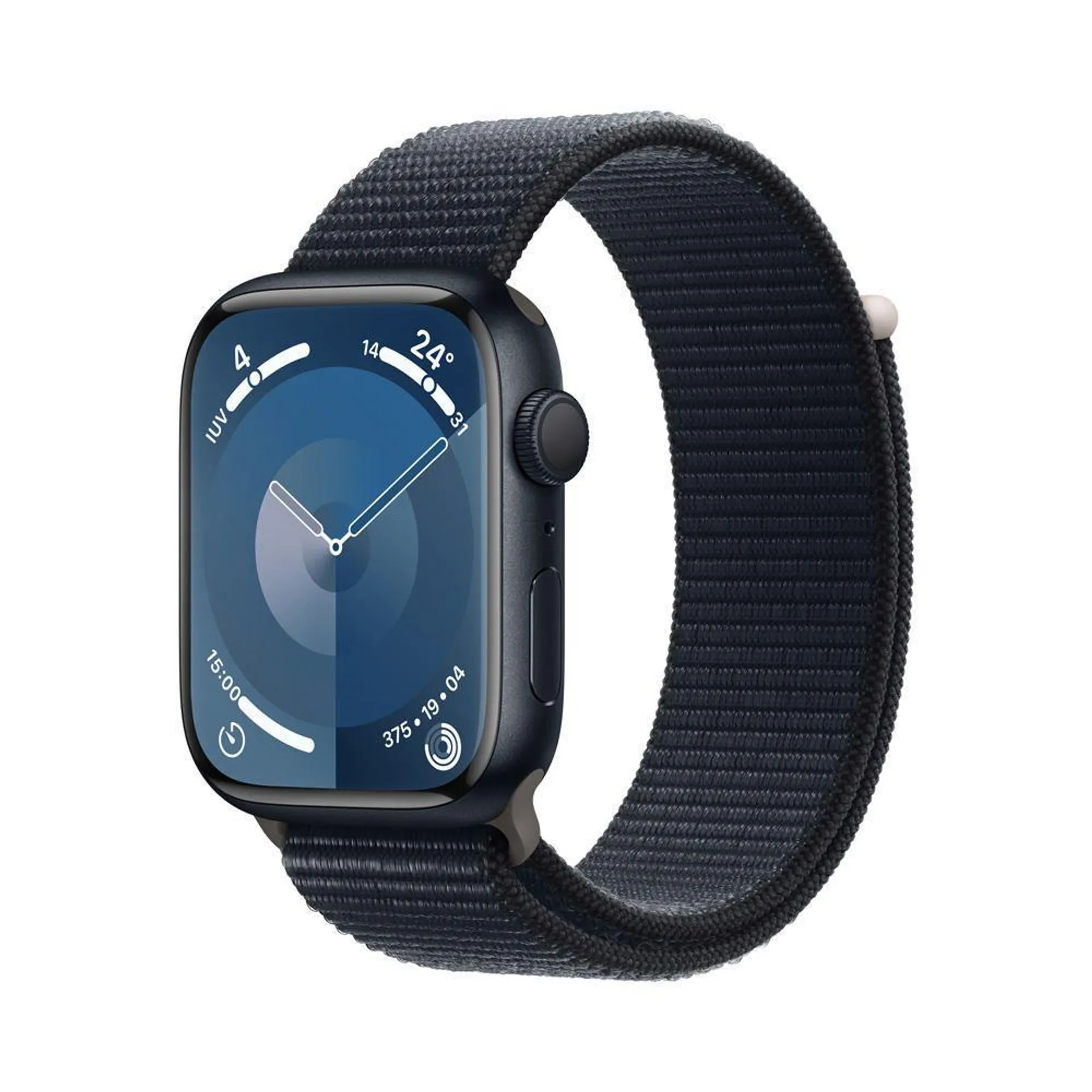 Apple Watch Series 9 GPS - Caja de aluminio medianoche 45 mm - Correa Loop deportiva medianoche