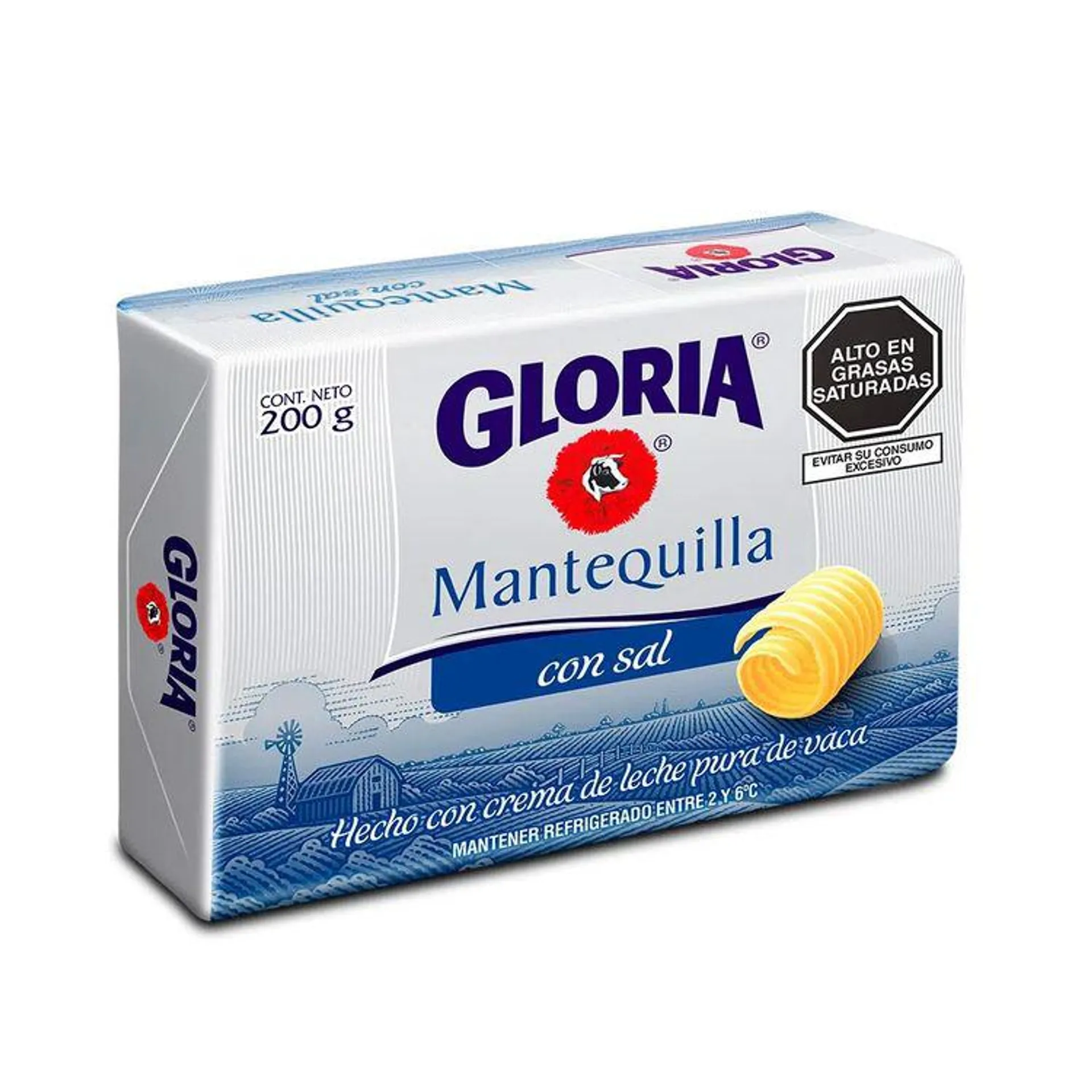 Mantequilla con Sal Gloria 200g