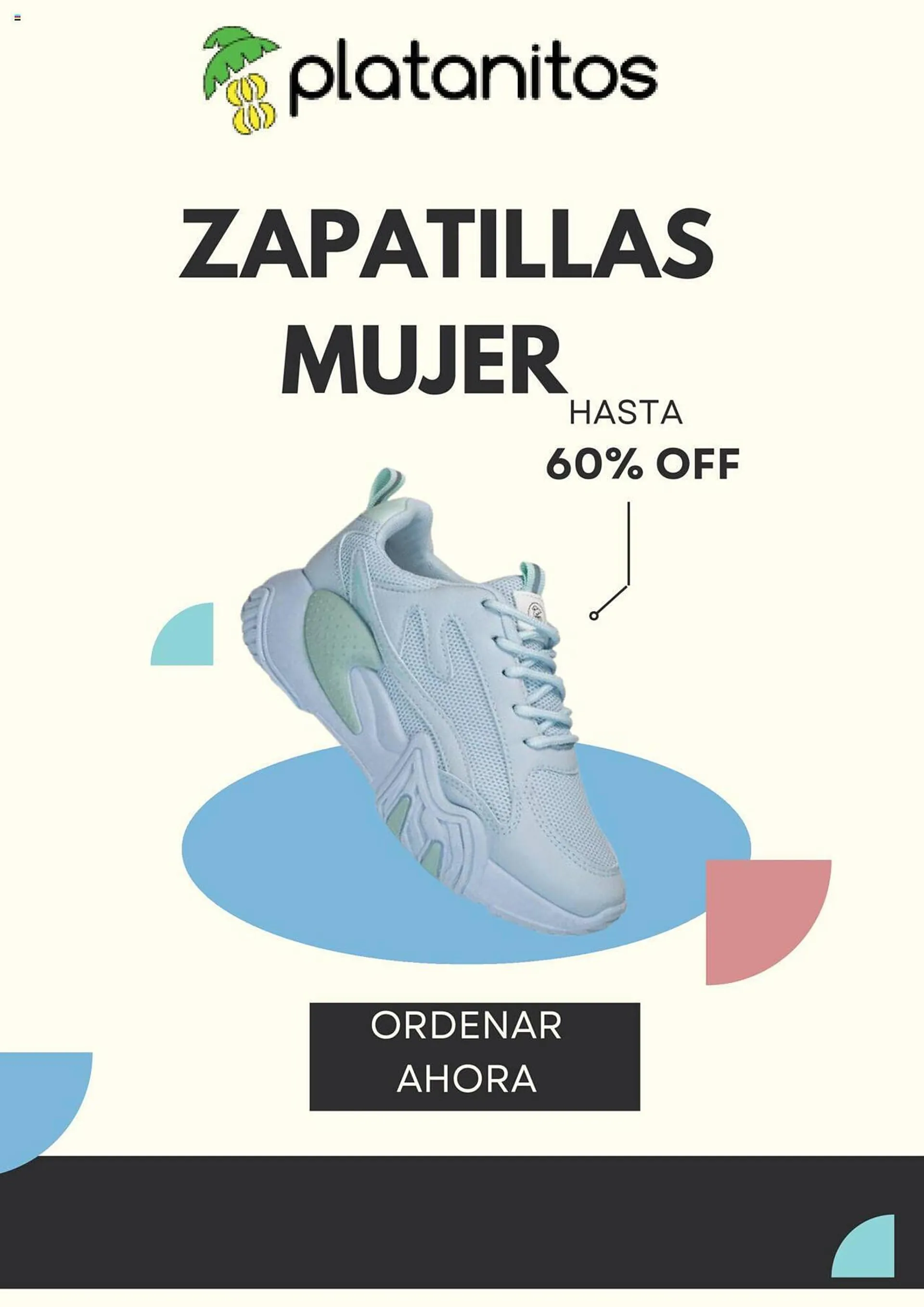 Platanitos zapatillas de mujer cheap en oferta