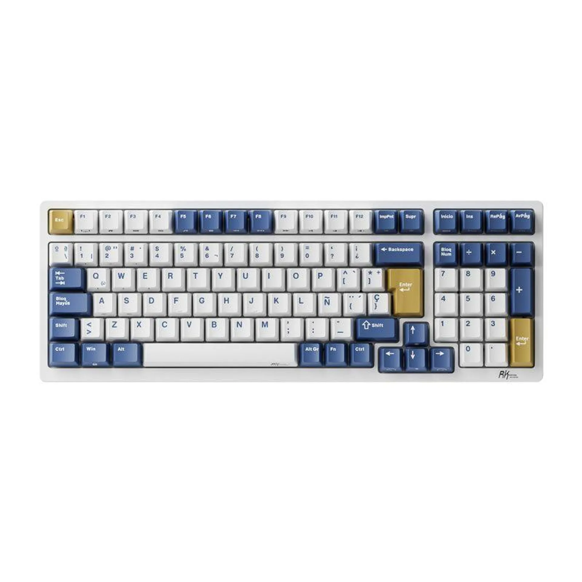 Teclado Mecánico Español Inalámbrico Rk Royal Kludge RK98 Brown switch