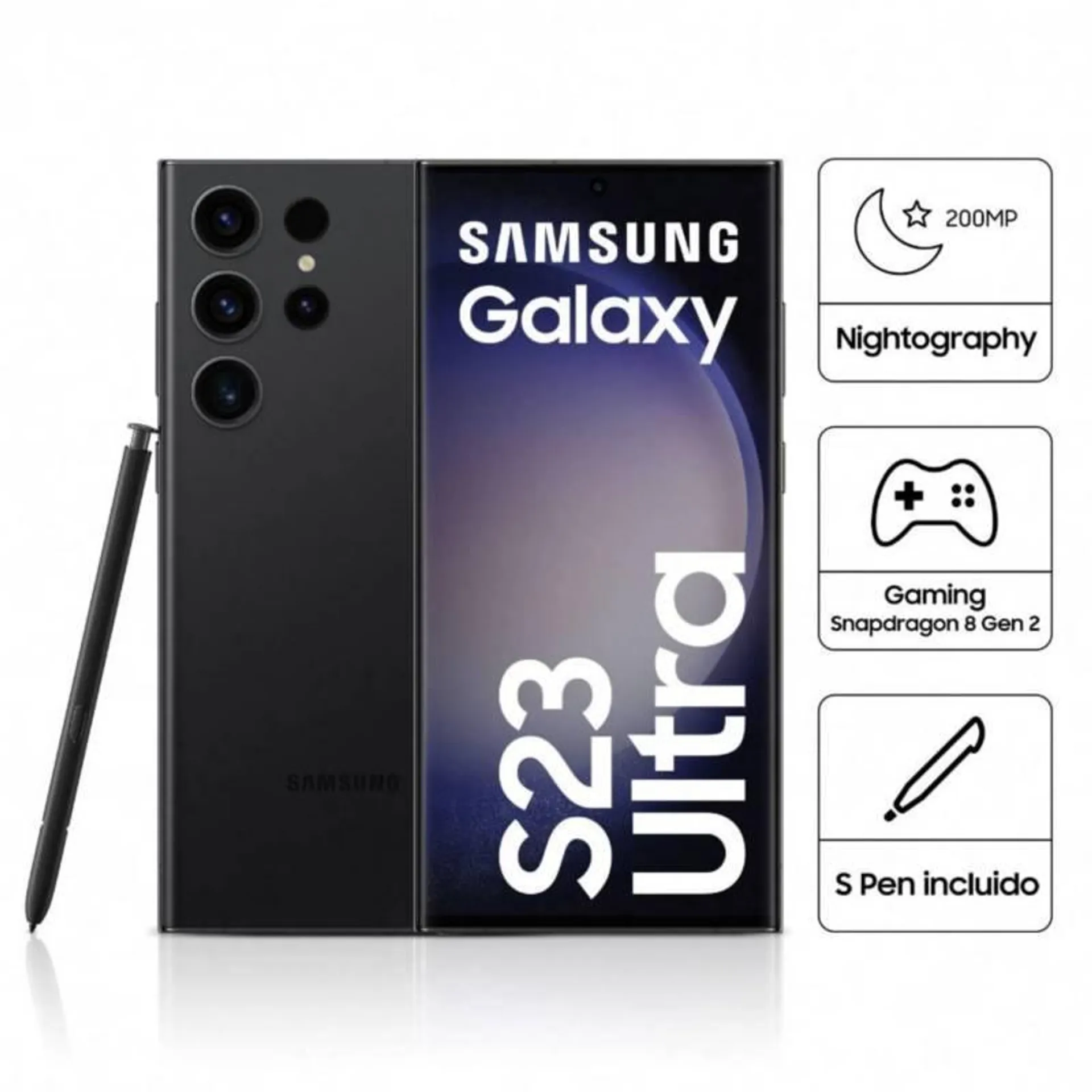 Samsung Galaxy S23 Ultra 5G 256gb 12gb ram dual Sim Negro