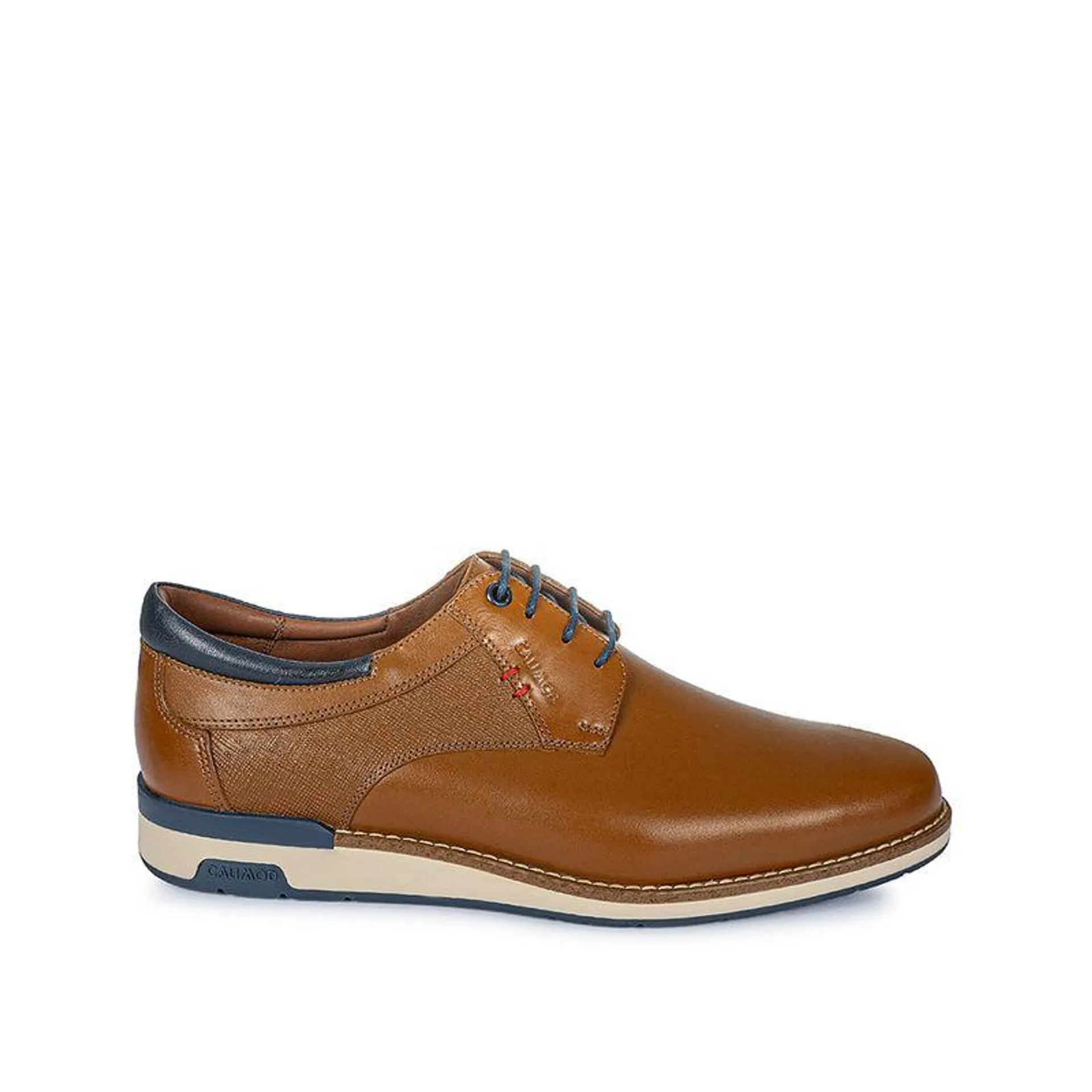 Zapato Derby Casual CTL-001 Tan Calimod Cuero