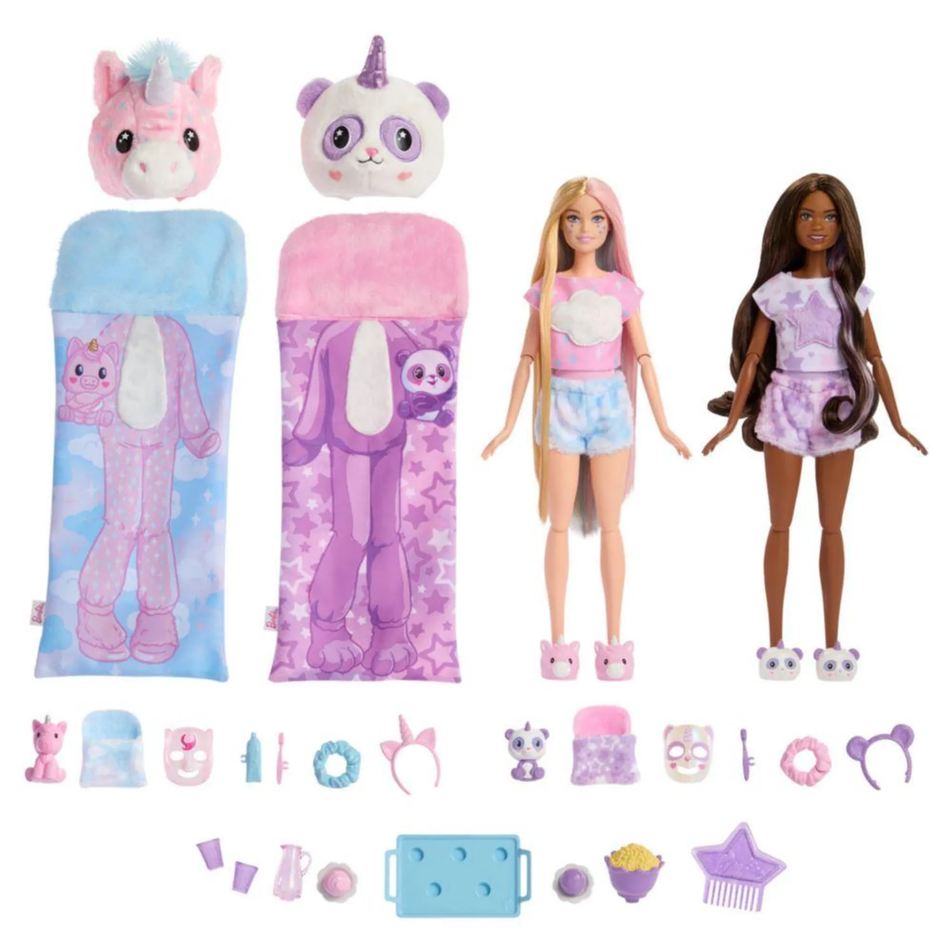 Muñeca Barbie Cutie Reveal Set Pijamada