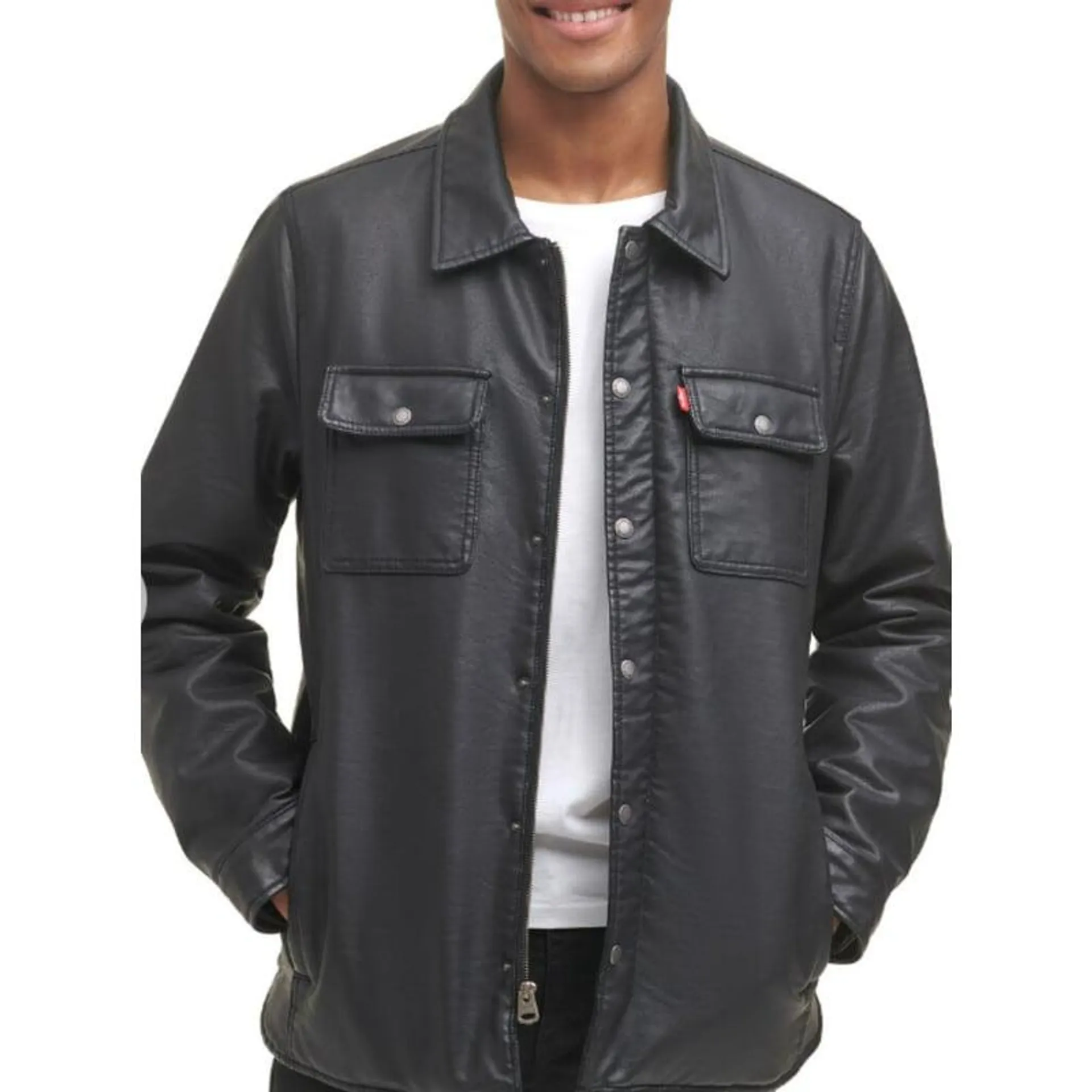 Casaca Hombre Casual Negro Levis