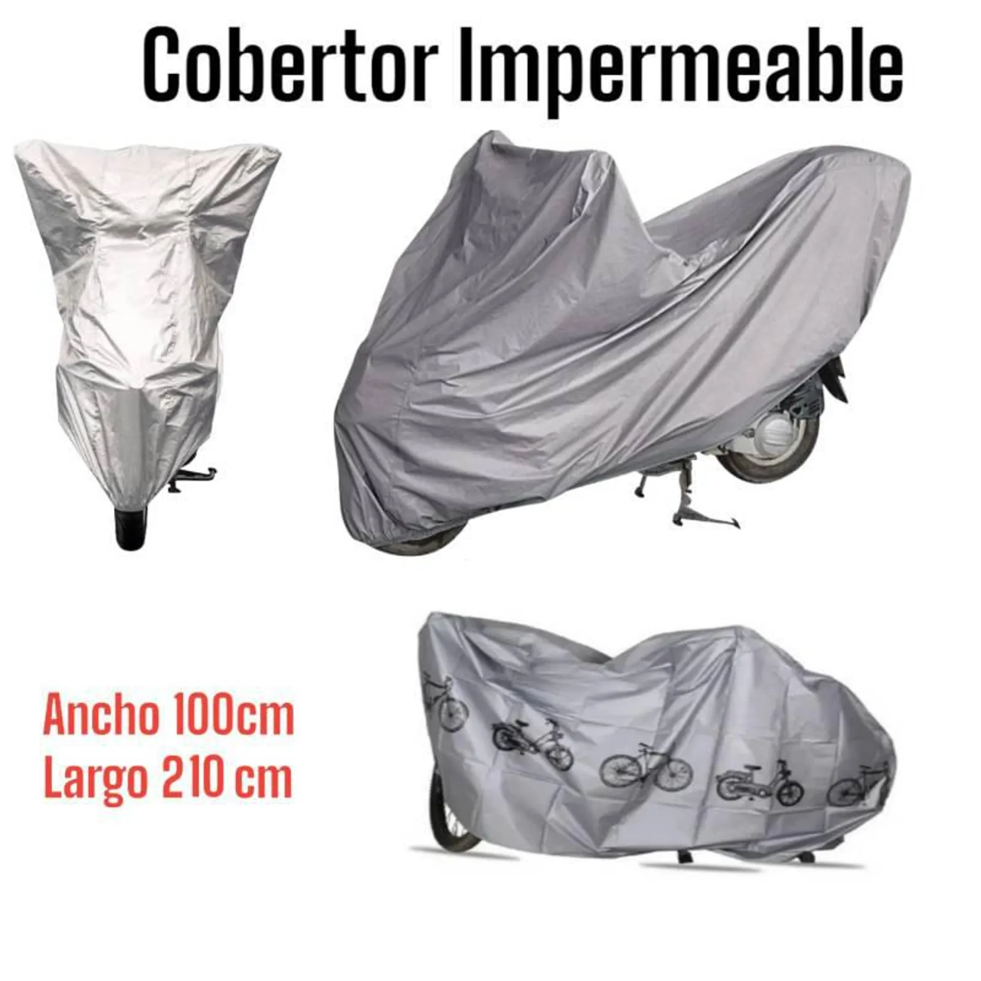 Forro Cobertor Funda De Moto Bicicleta Impermeable Protector