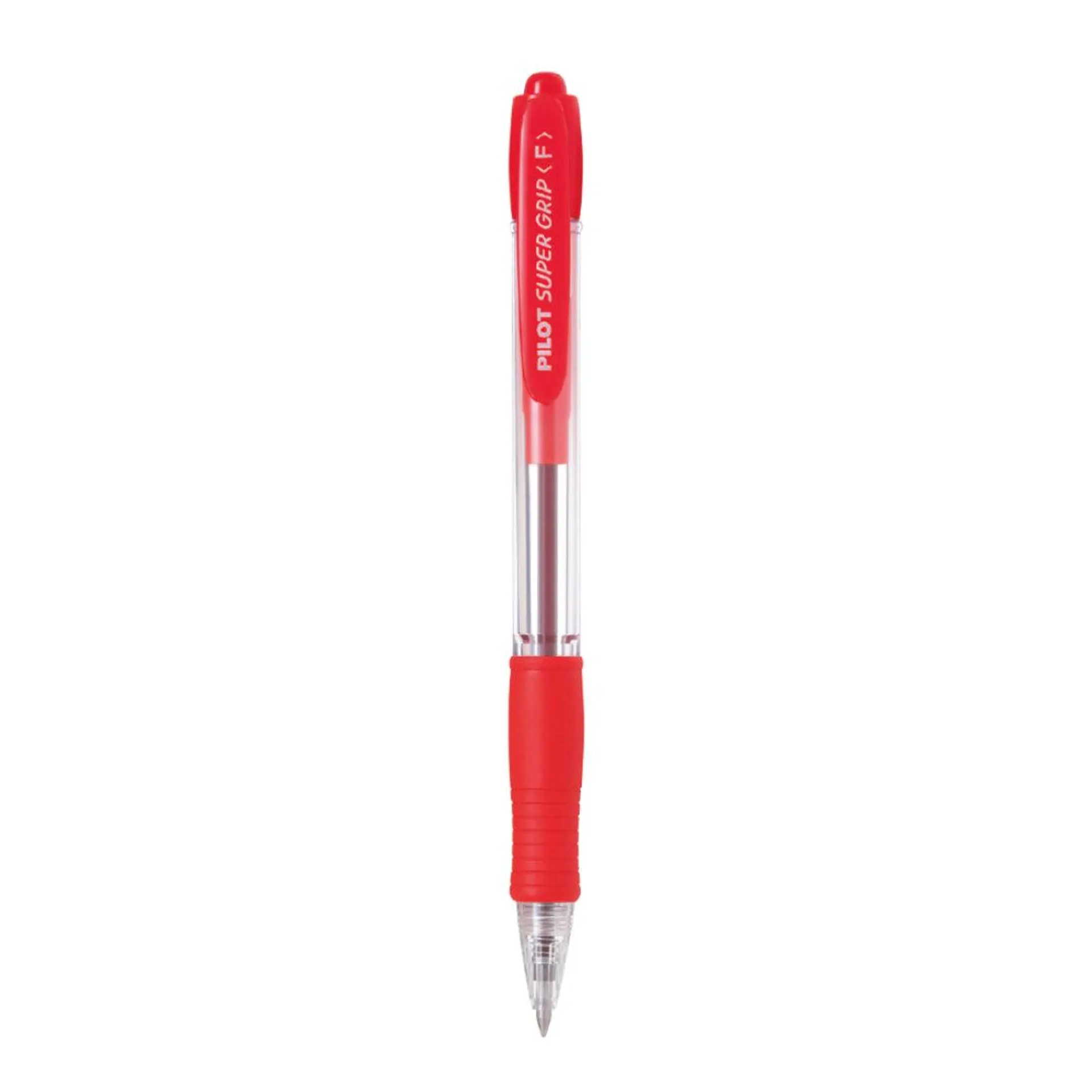 Bolígrafo Pilot Tinta Seca (BPGP-10R) Supergrip Retráctil 0.7mm Color Rojo