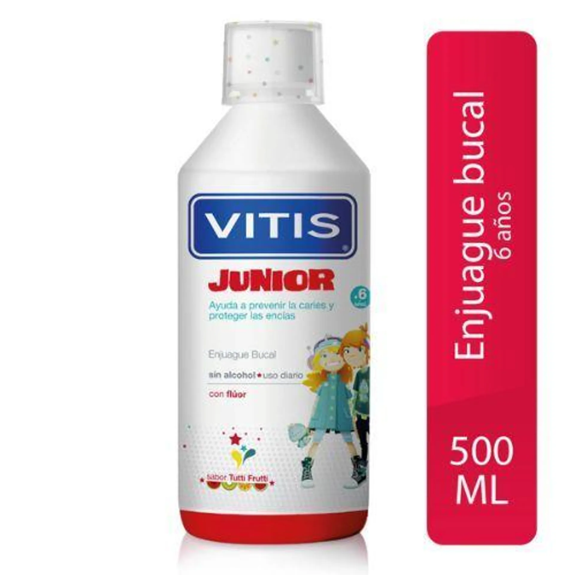 Enjuague Bucal Vitis Junior - Frasco 500 Ml