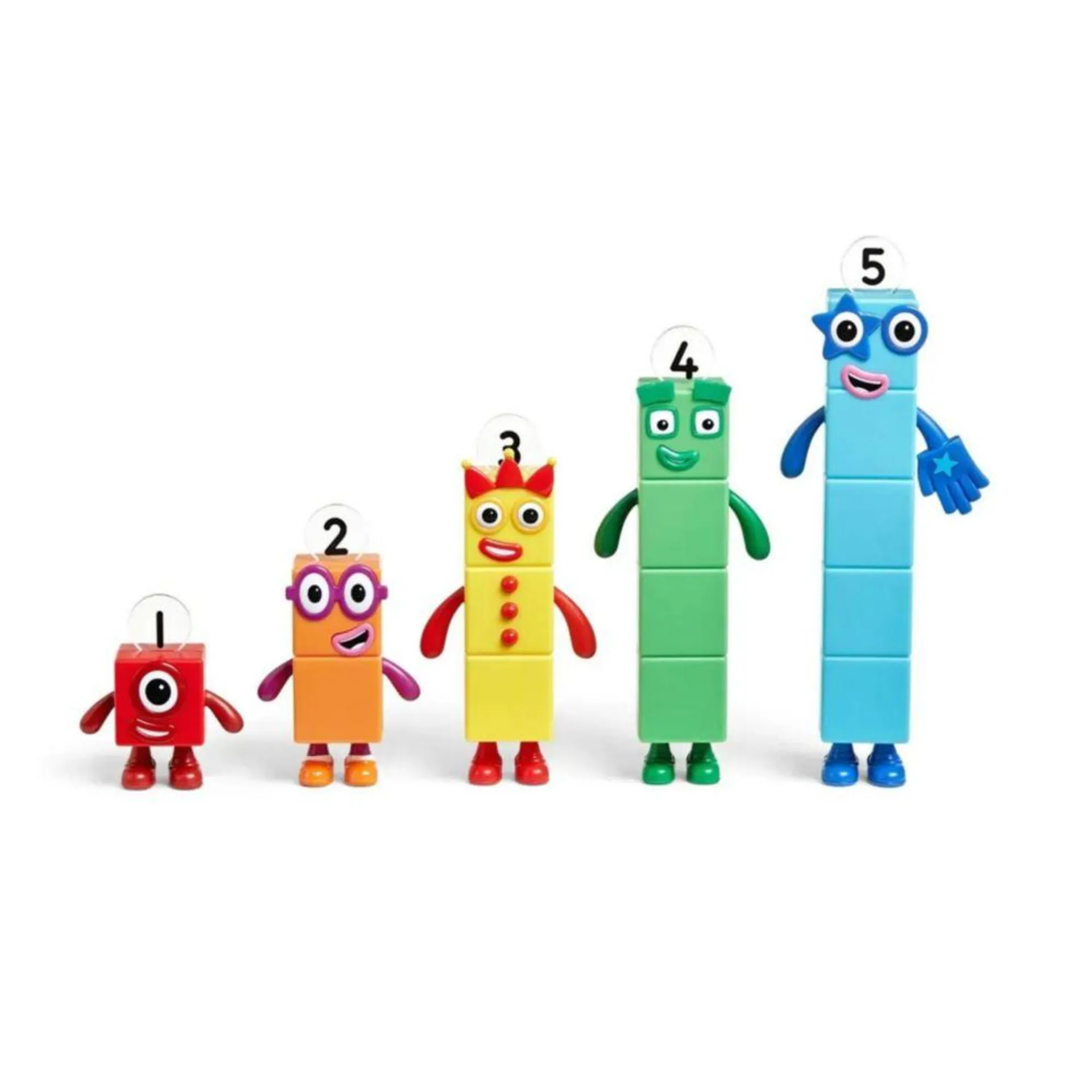 Figuras De Aprendizaje Numberblocks Amigos 1 A 5