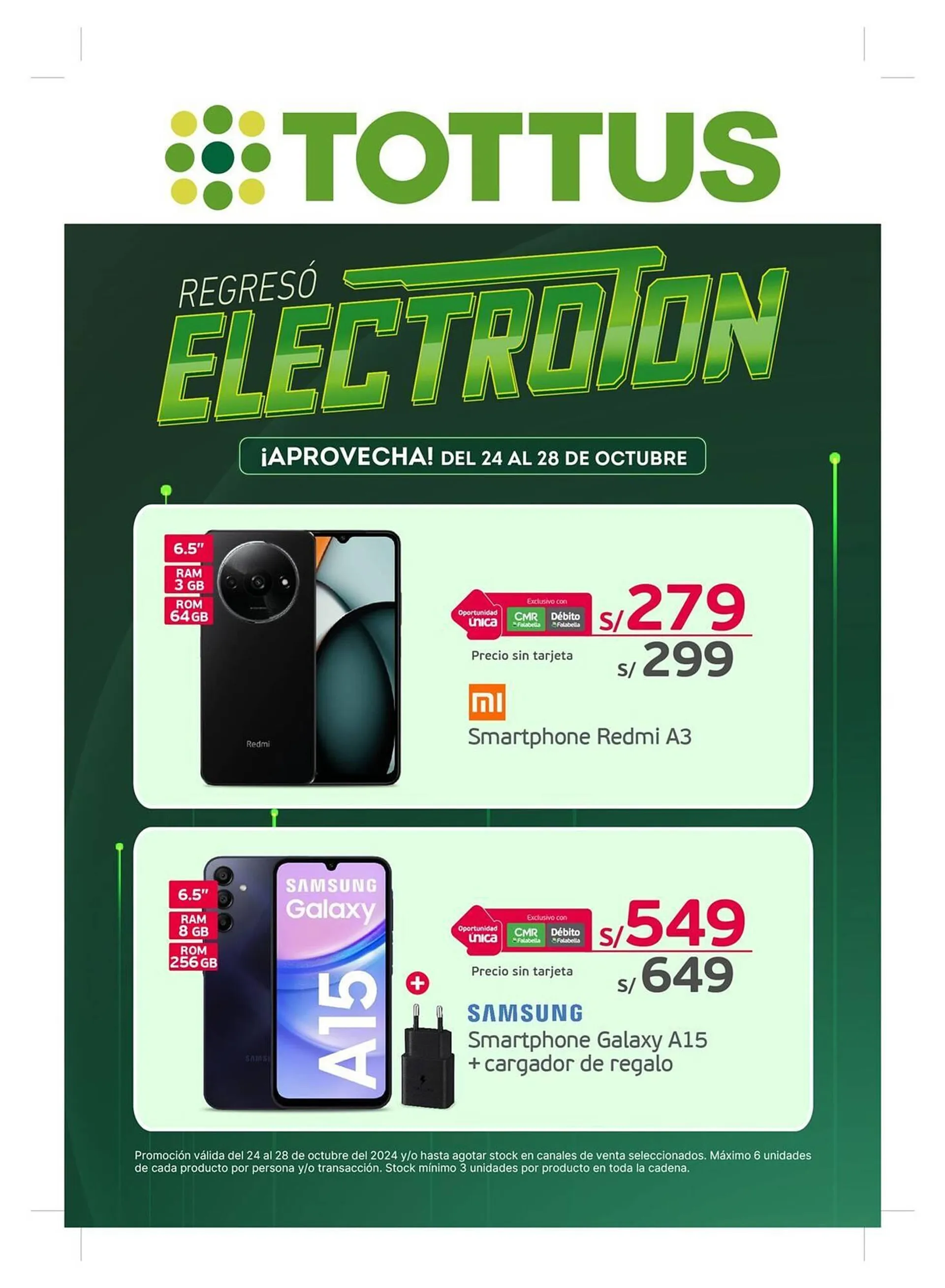 Catalogo de Catálogo Tottus 24 de octubre al 28 de octubre 2024 - Pag 1