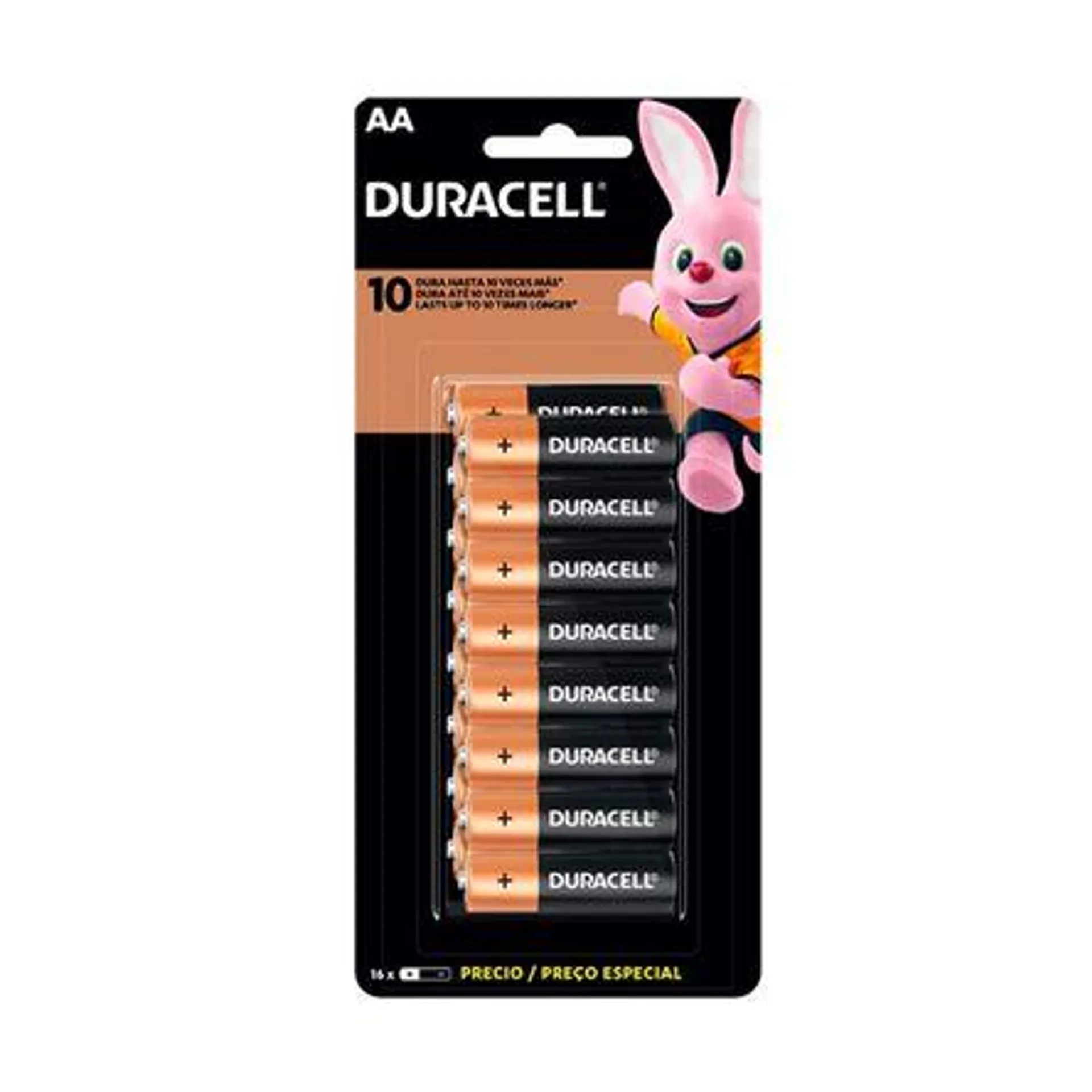 Pilas Duracell AA x16 unidades