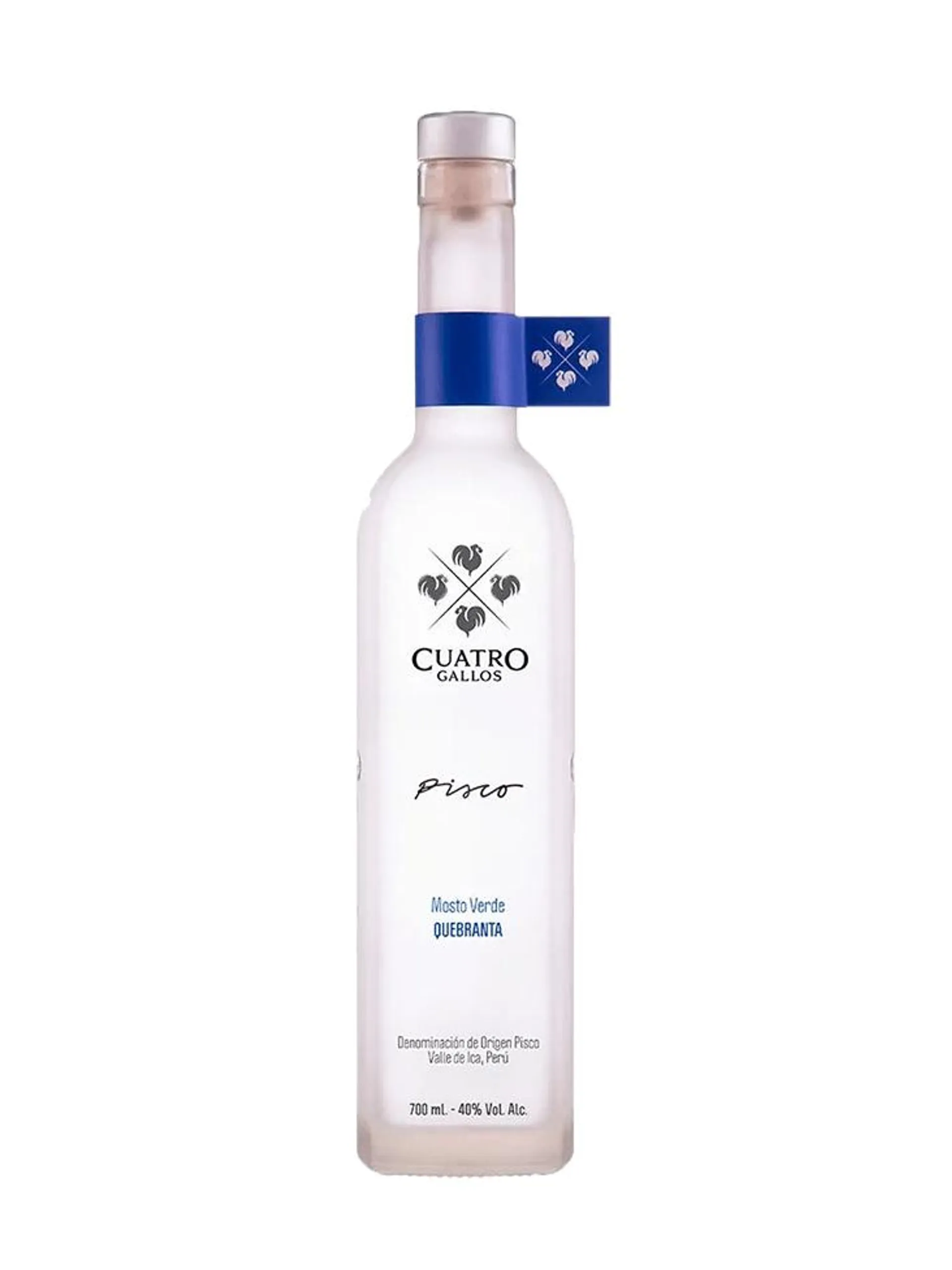 PISCO 4 GALLOS MV QUEBRANTA 700ML