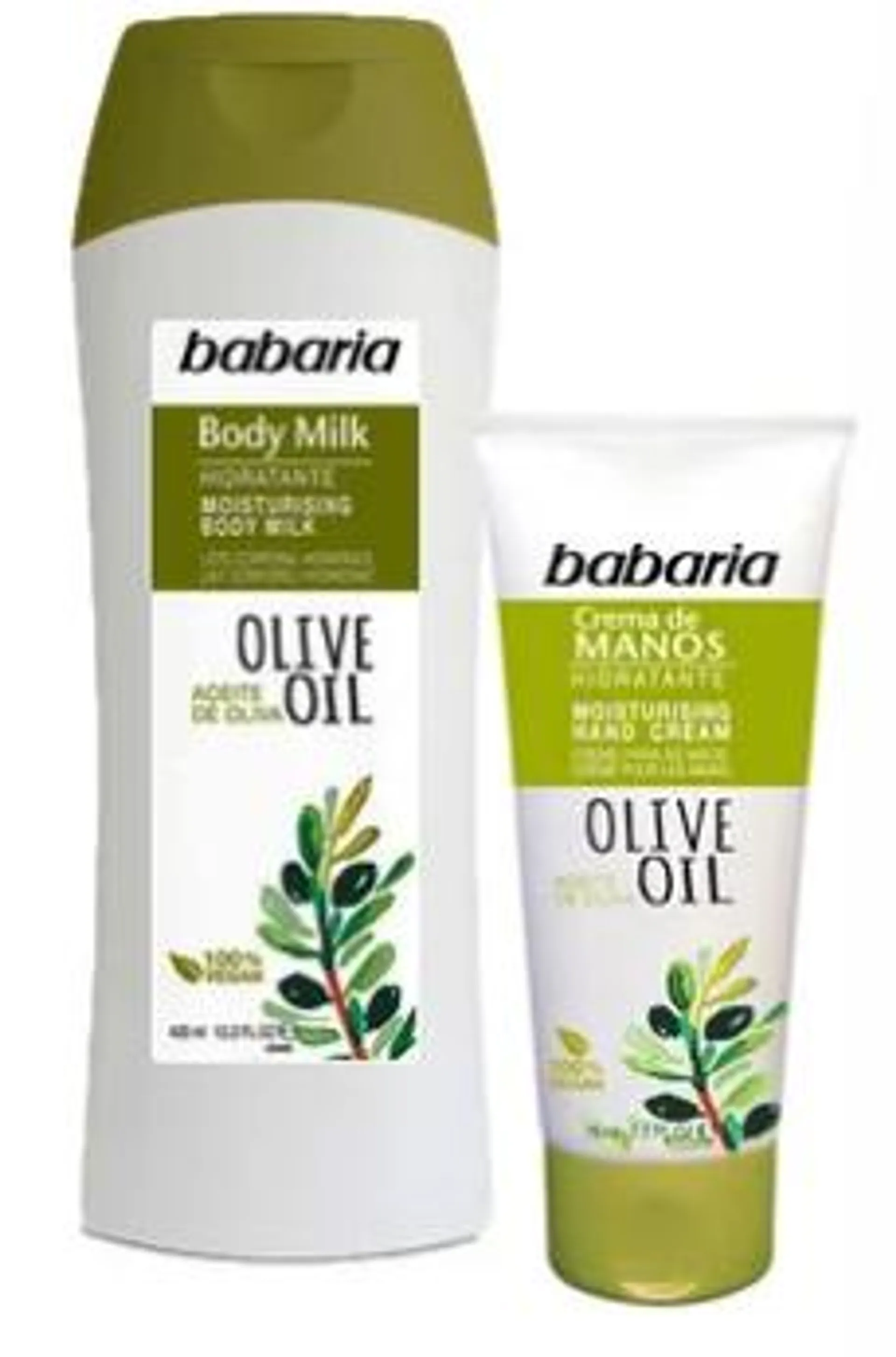 Pack Oliva Locion Body Milk + Crema De Manos - Estuche 1 UN