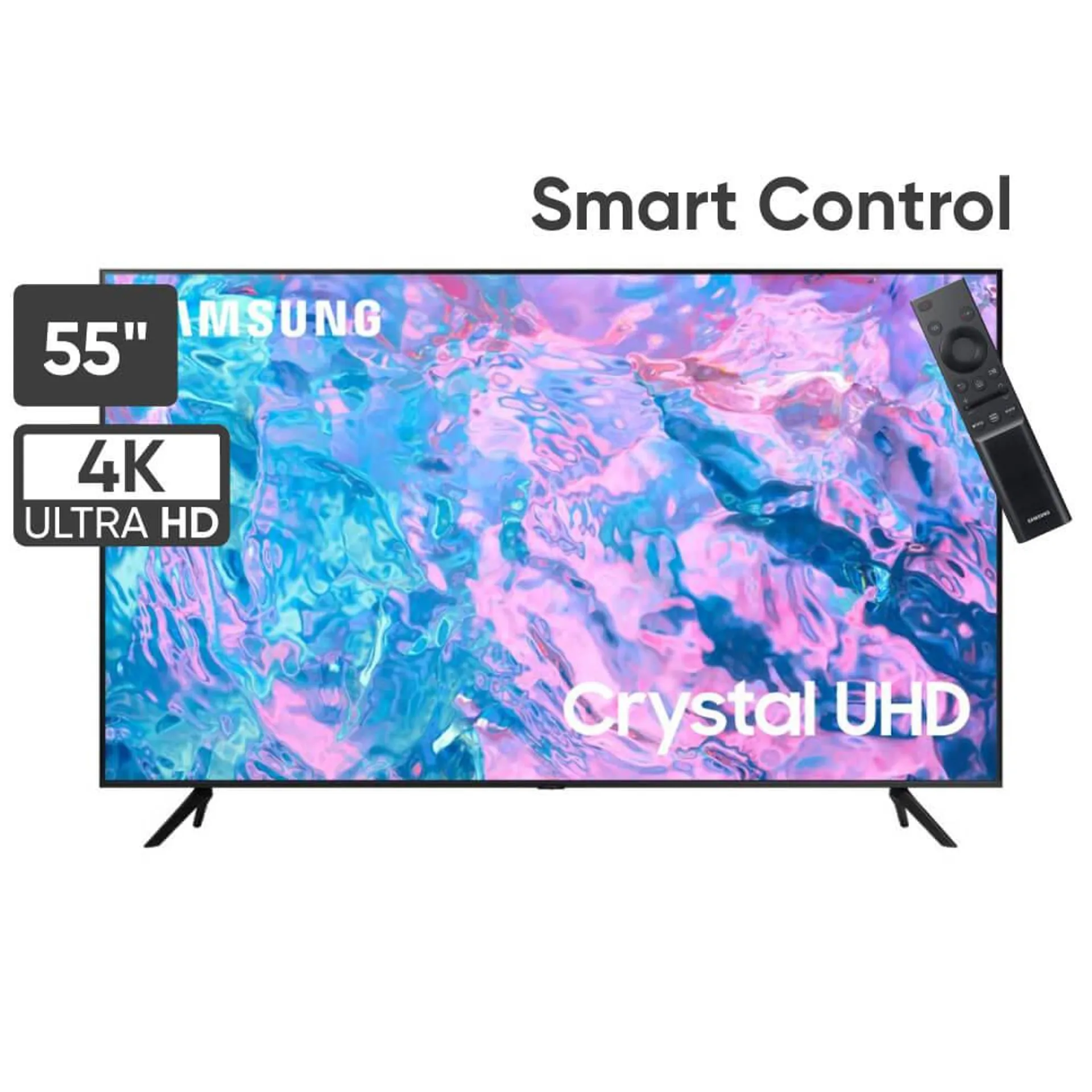 Televisor SAMSUNG Crystal UHD 55" 4K Smart TV UN55CU7000GXPE