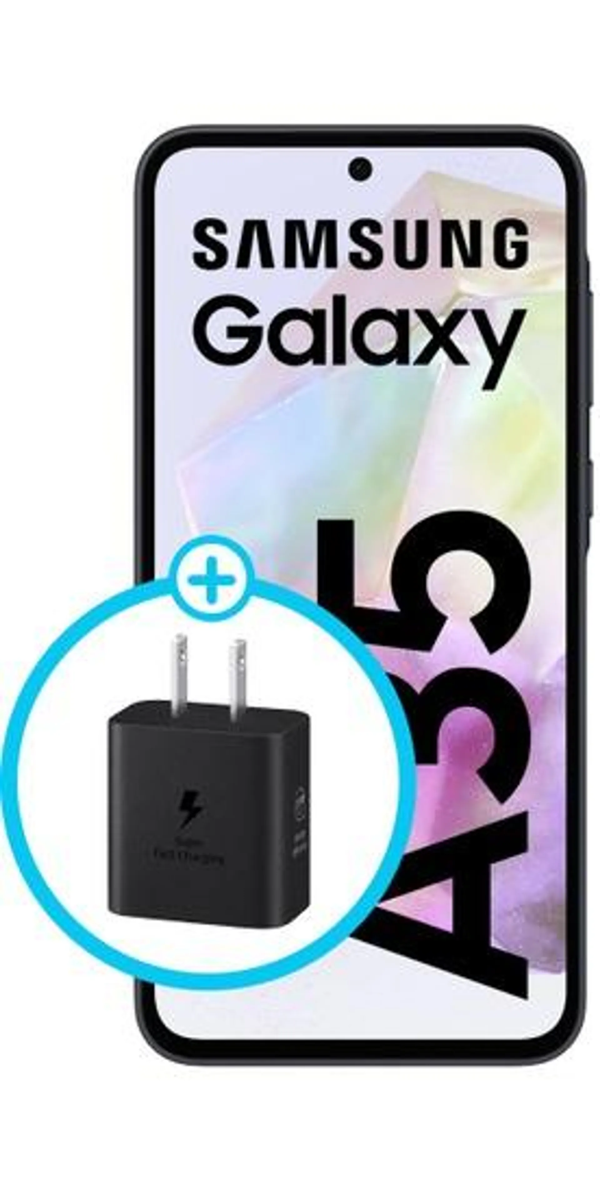 Samsung A35 256GB 5G + Travel Adapter 25W Sin Cable