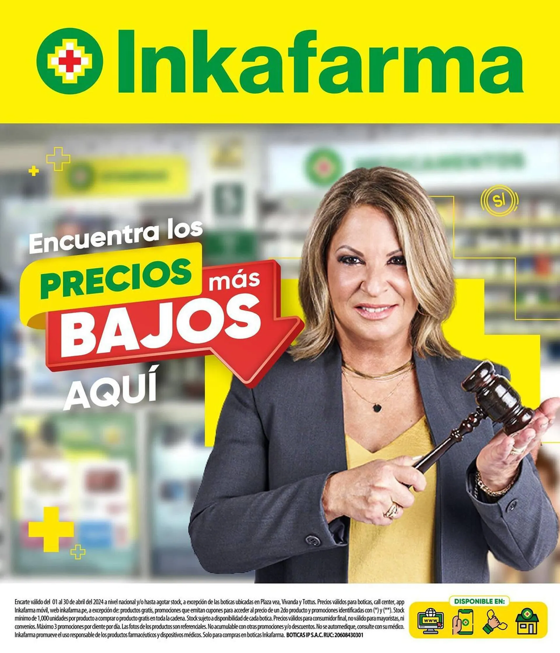 Catalogo de Catálogo InkaFarma 3 de abril al 30 de abril 2024 - Pag 1