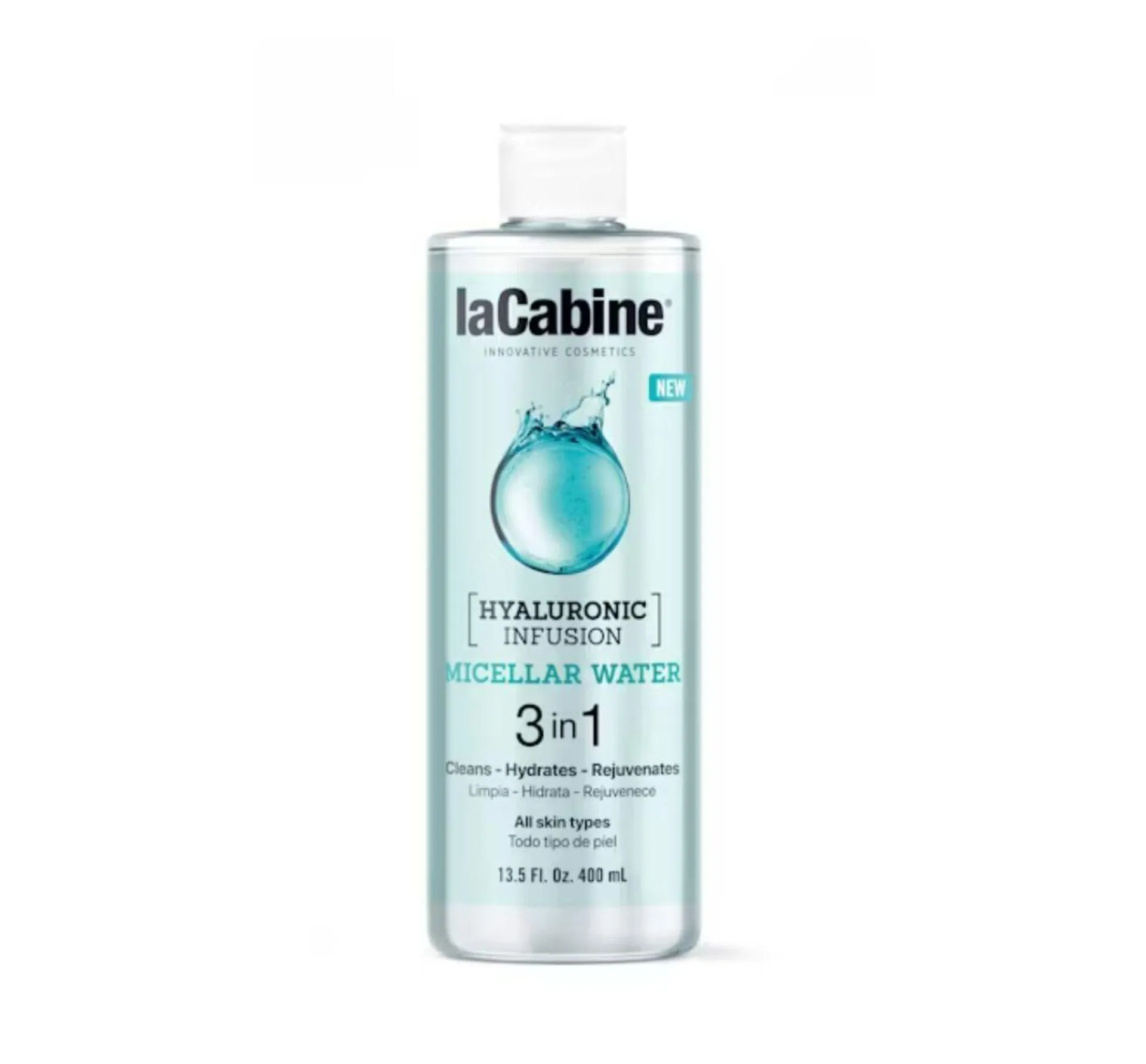 Agua Micelar LaCabine Hyaluronic Infusion - Frasco 400 ML