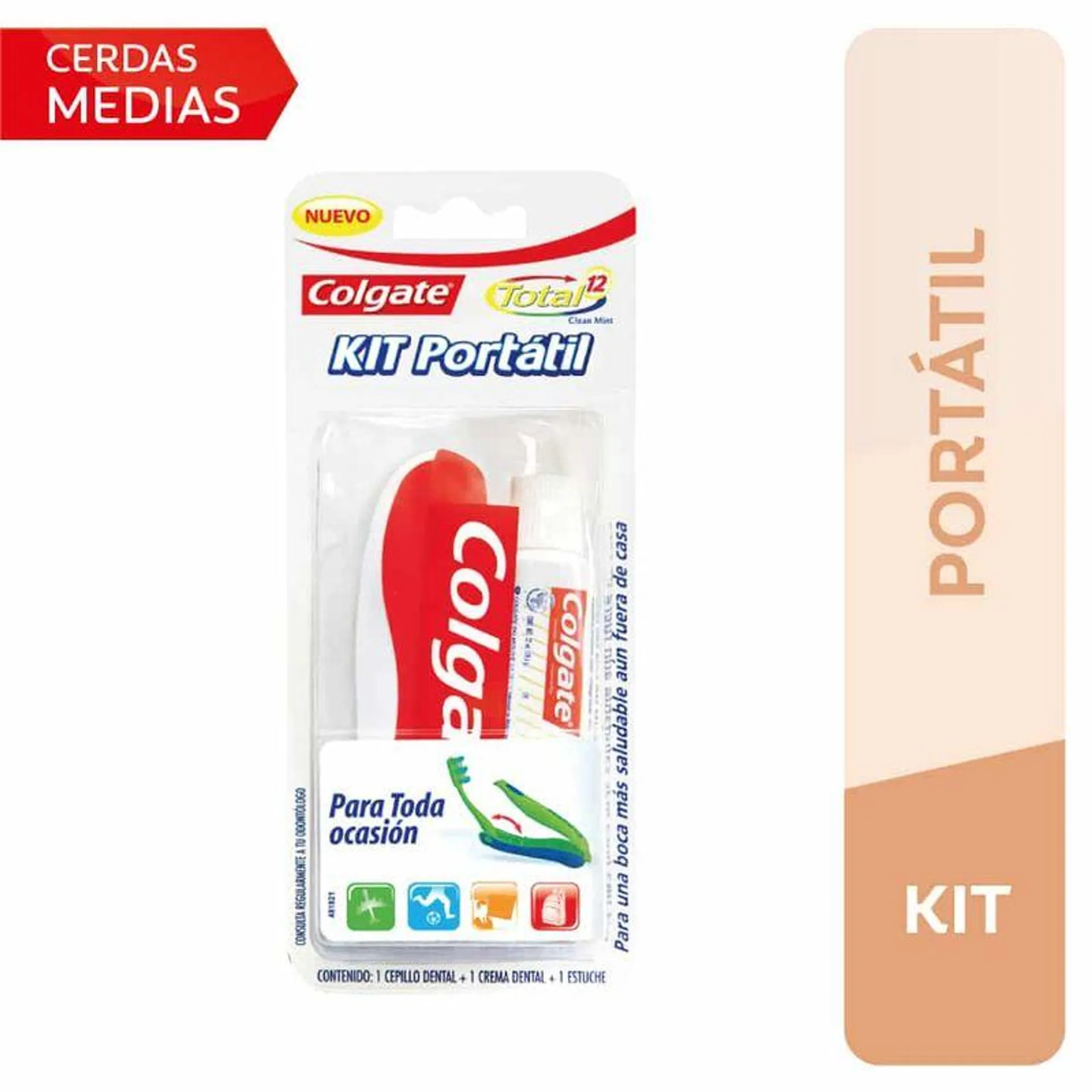 Colgate Travel Kit Crema Dental 22 ml + Cepillo de Dientes