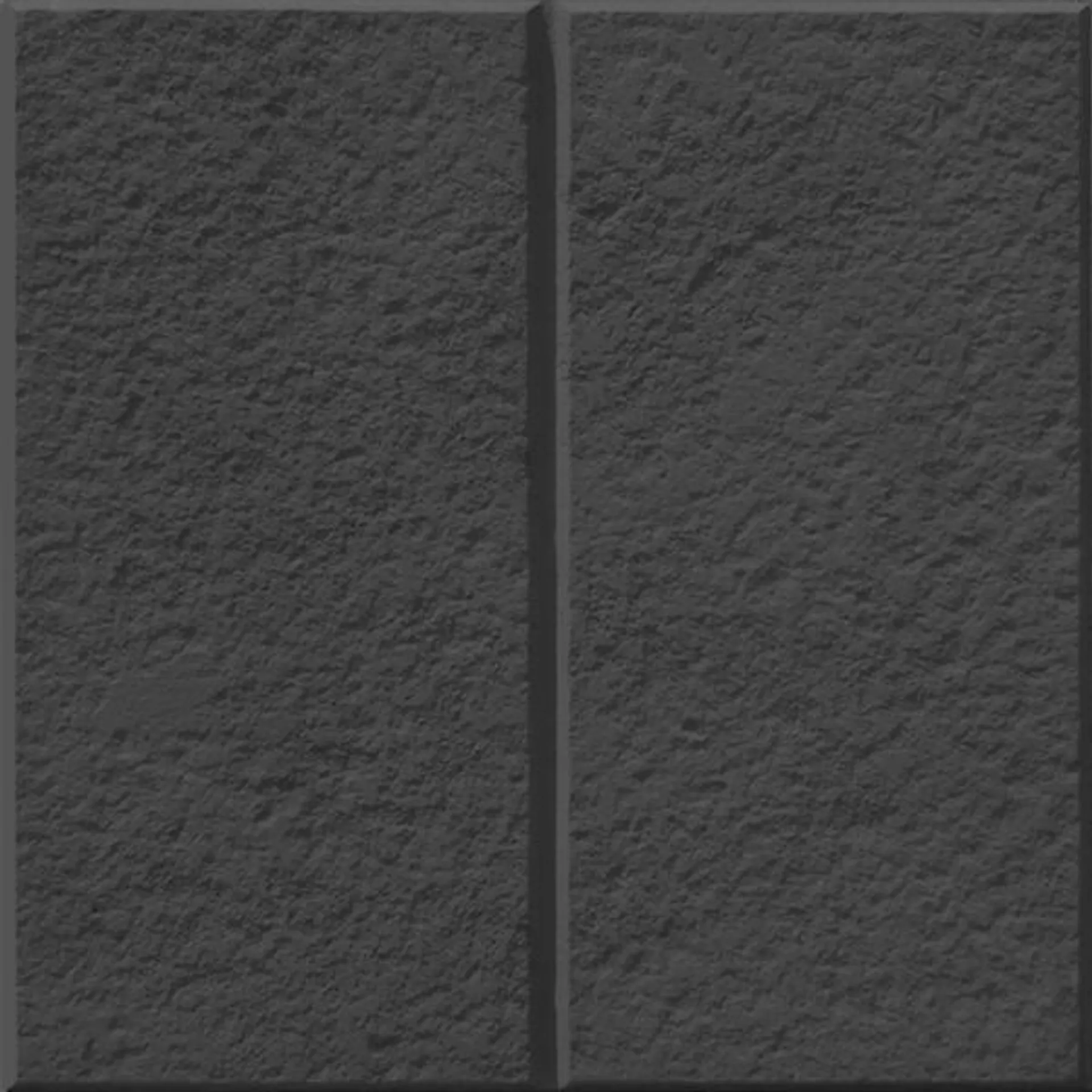 Loseta de Concreto Paralelas Negro 40×40 cm