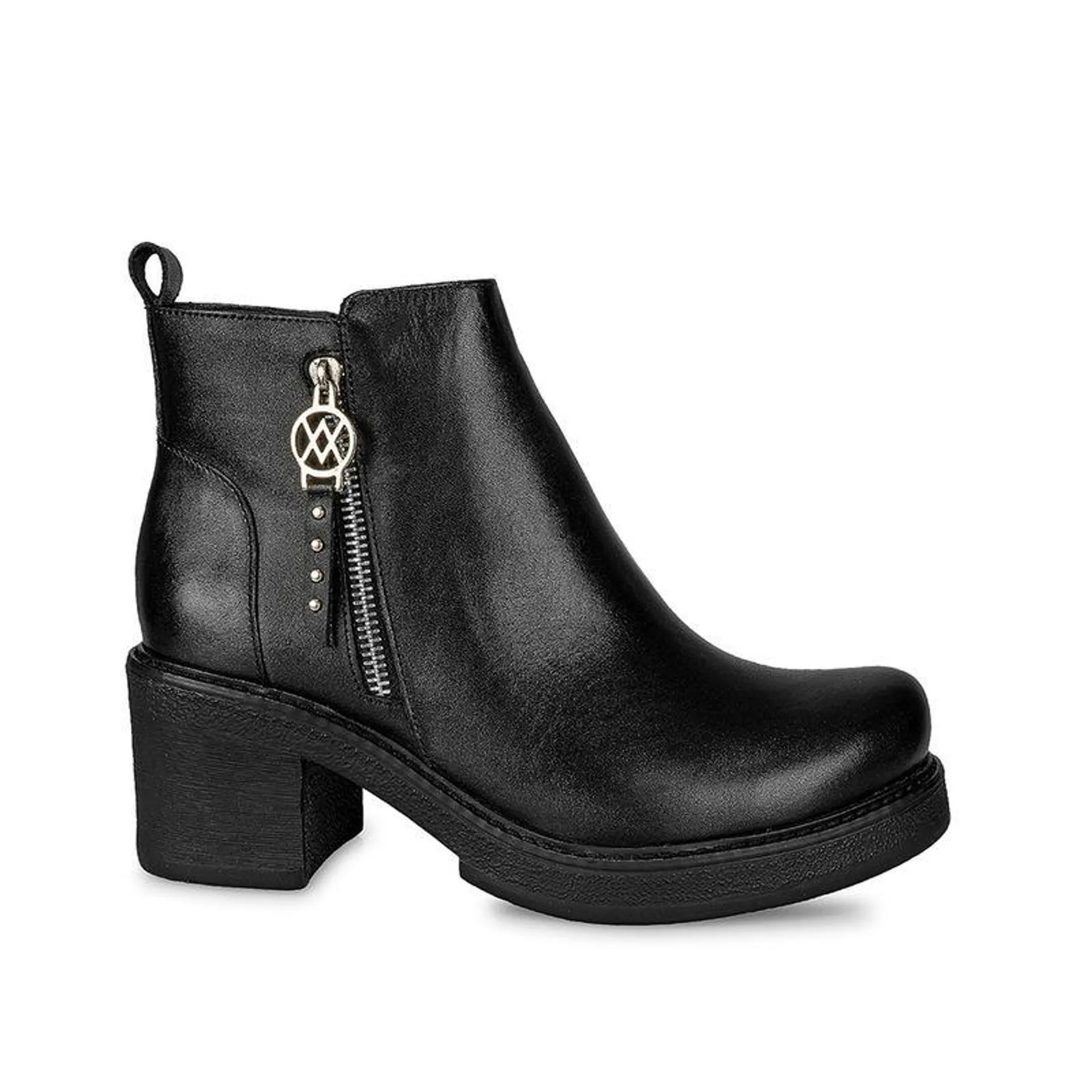 Botin Jodhpur Casual SOFI-2442 Negro Viale Cuero