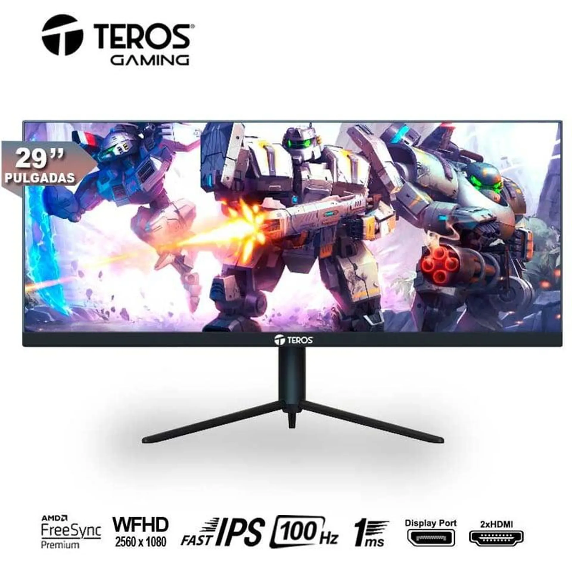 Monitor TEROS TE-2910G UltraWide WFHD IPS HDMI DP USB Plano