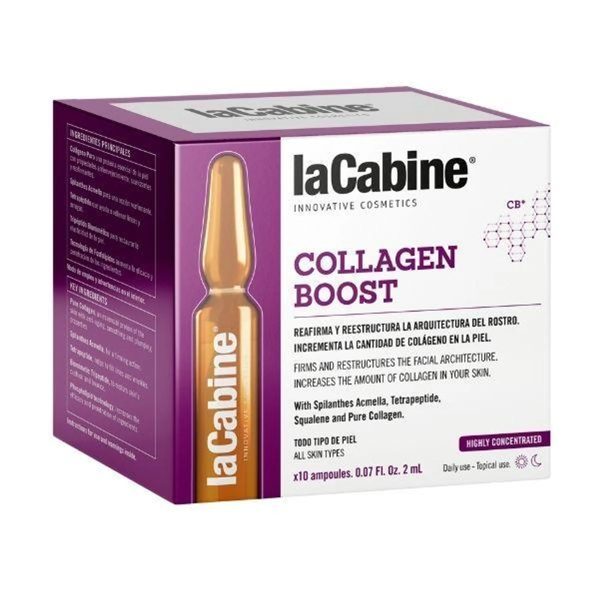 Ampollas Facial LaCabine Collagen Boost - Caja 10 UN